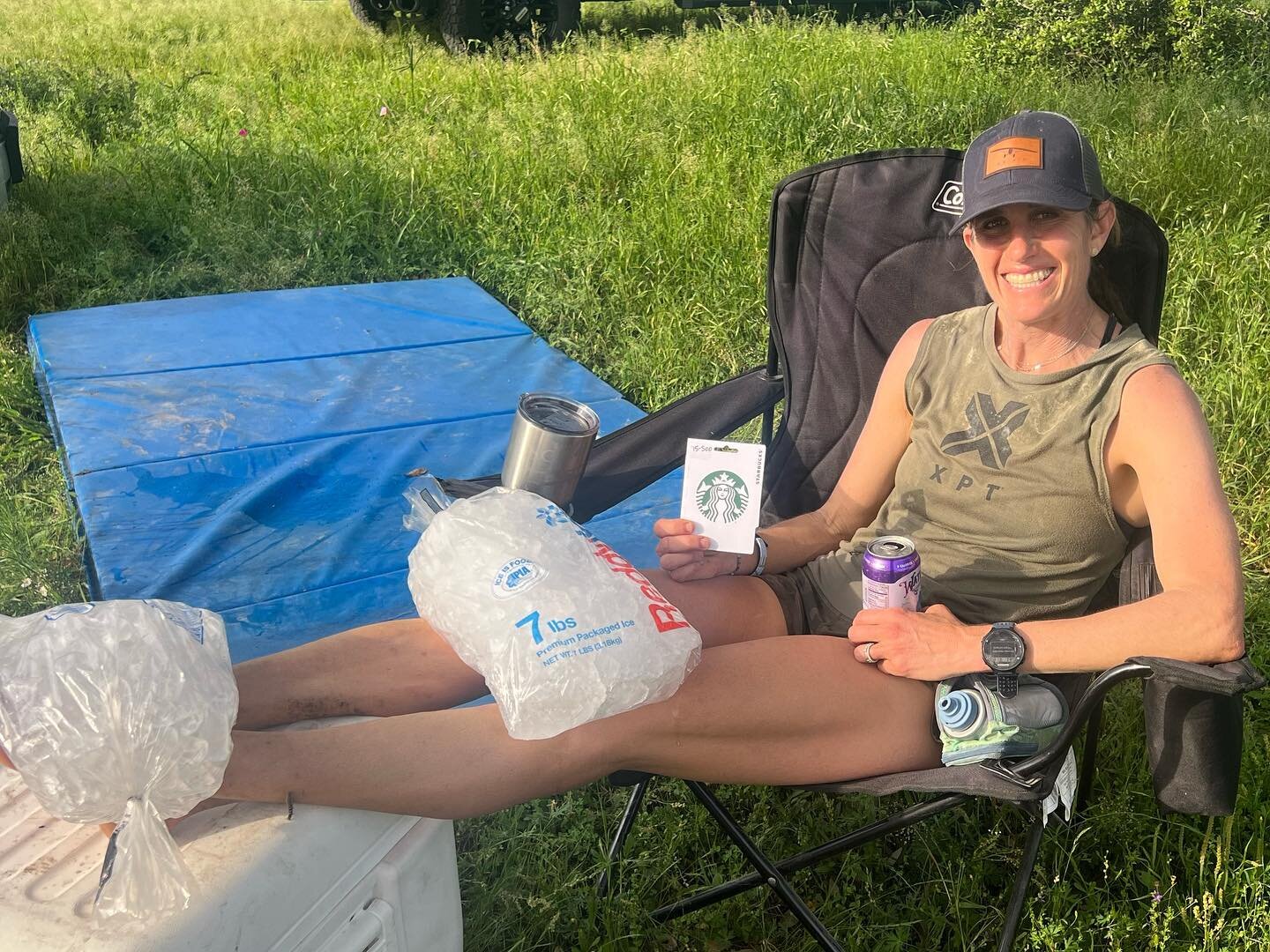 Yard 10 was a prime yard and impressively won by @leanbeanmachine. She ran this yard nearly 3 minutes faster than the previous one!

Stay strong, LeAnn! Enjoy a caffeine pick-me-up from Starbucks. Congrats!!

#thegame #spectrumtrailracing #prime