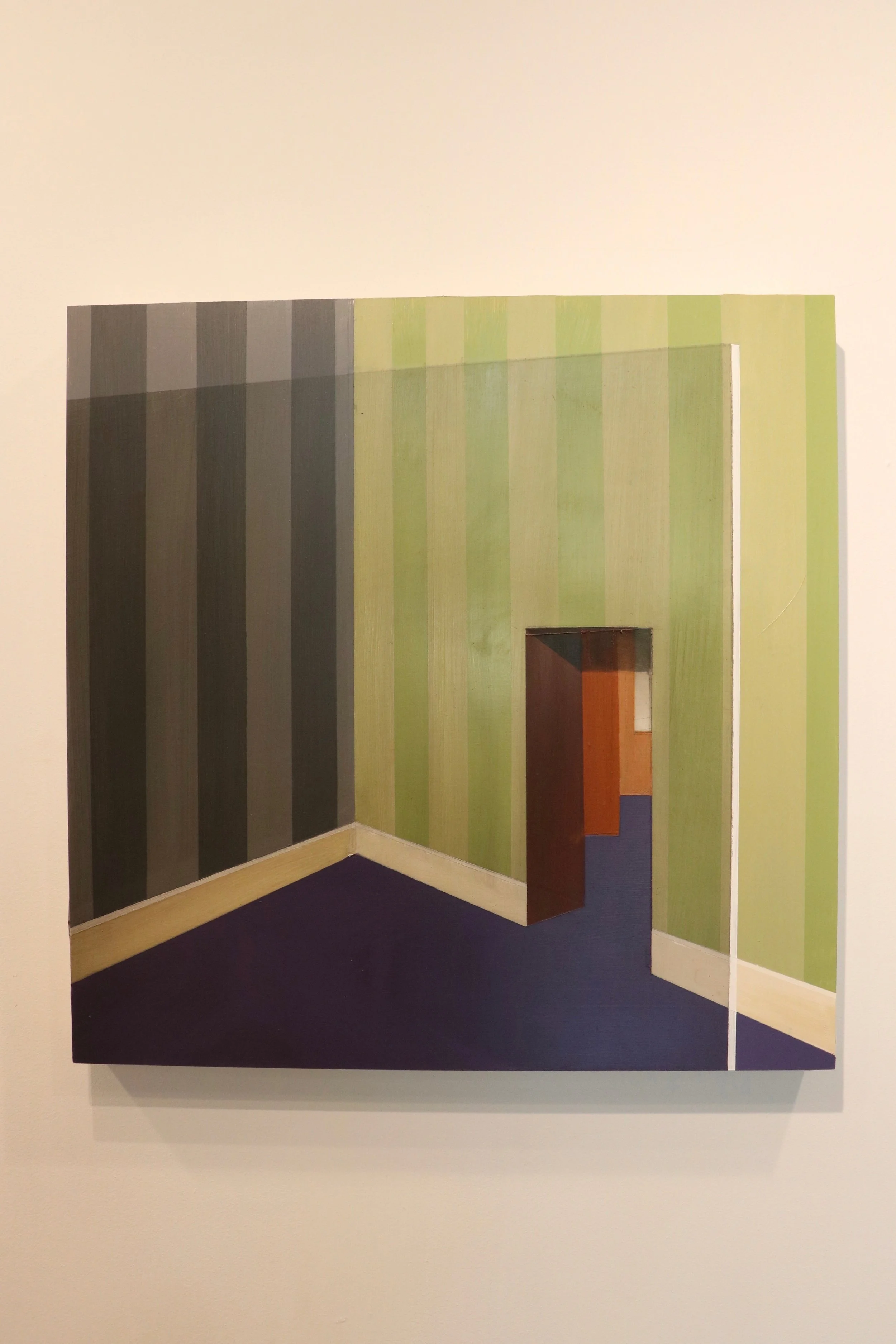 The Treasures of the Back Room // Allan Gorman // Oil on Panel // 16 x 16 in // $4800