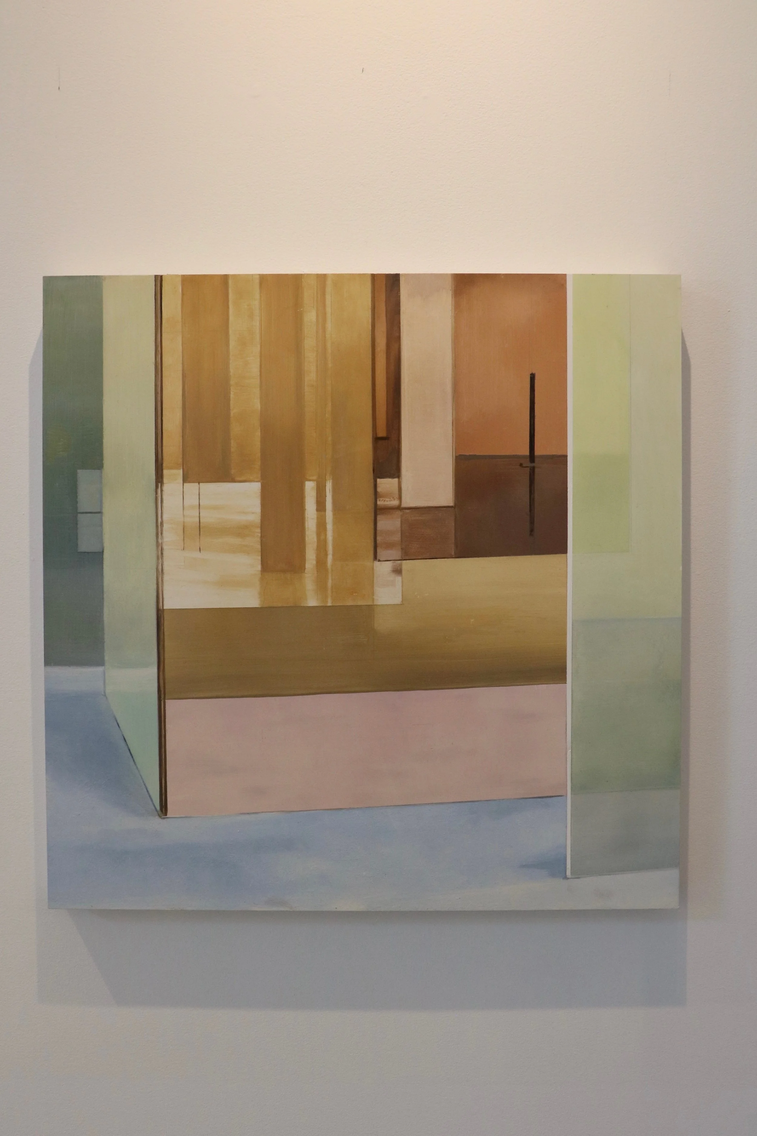 Dia Reflections // Allan Gorman // Oil on Panel // 24 x 24 in // $6500