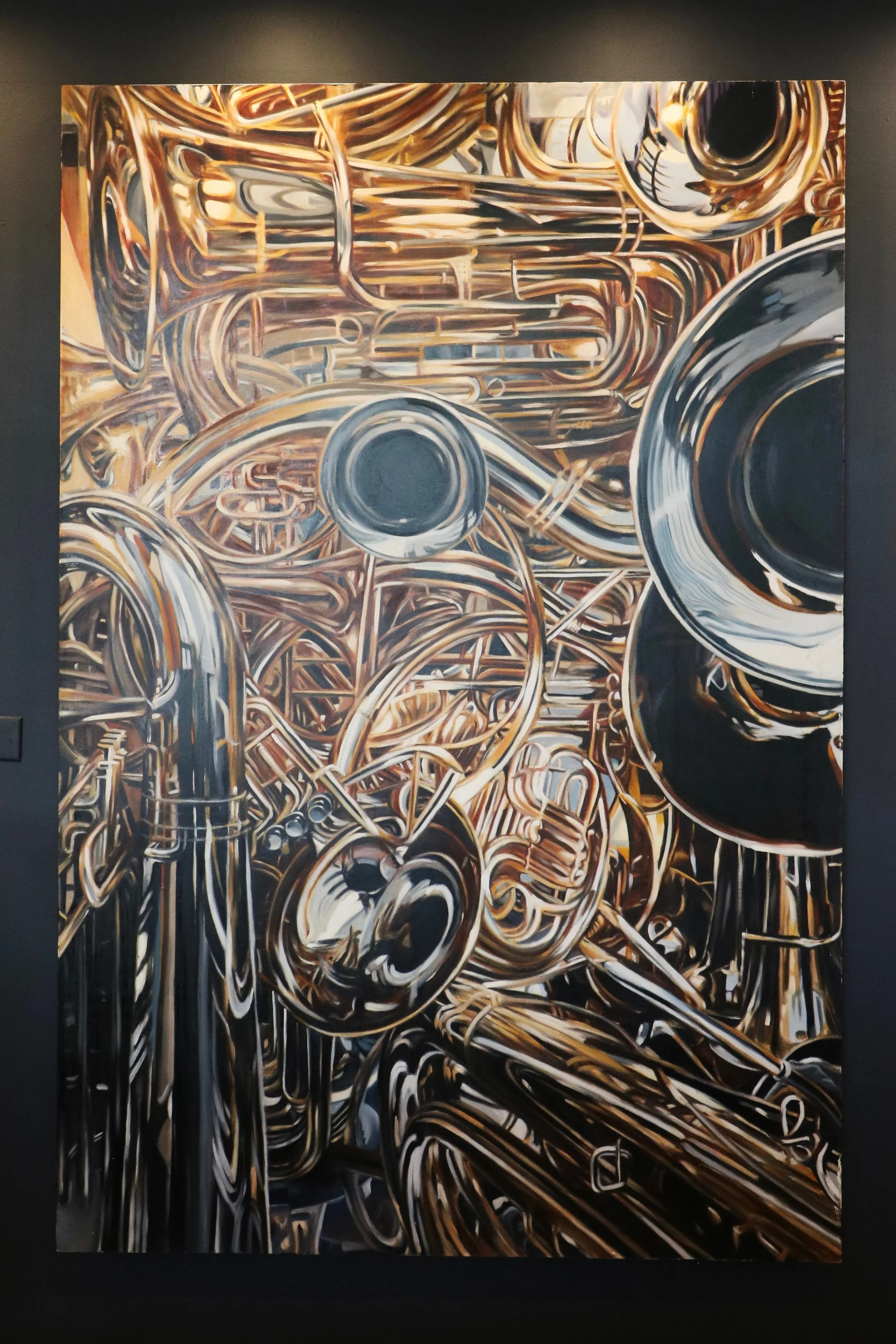 Cacophony // Allan Gorman // Oil on Panel // 72 x 48 in // $14500