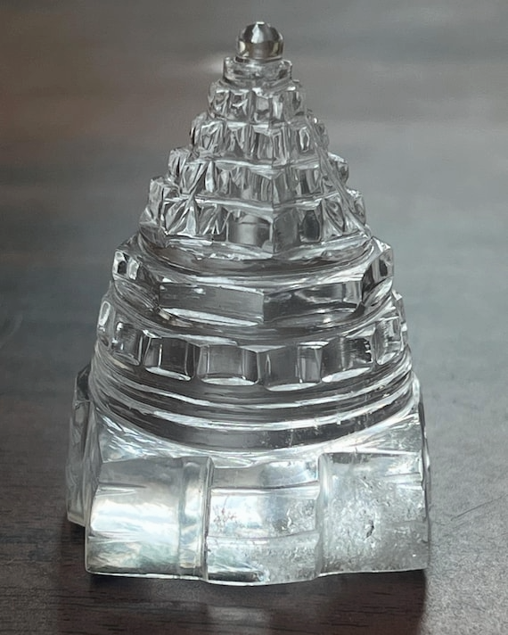 Clear Quartz Sri Yantra