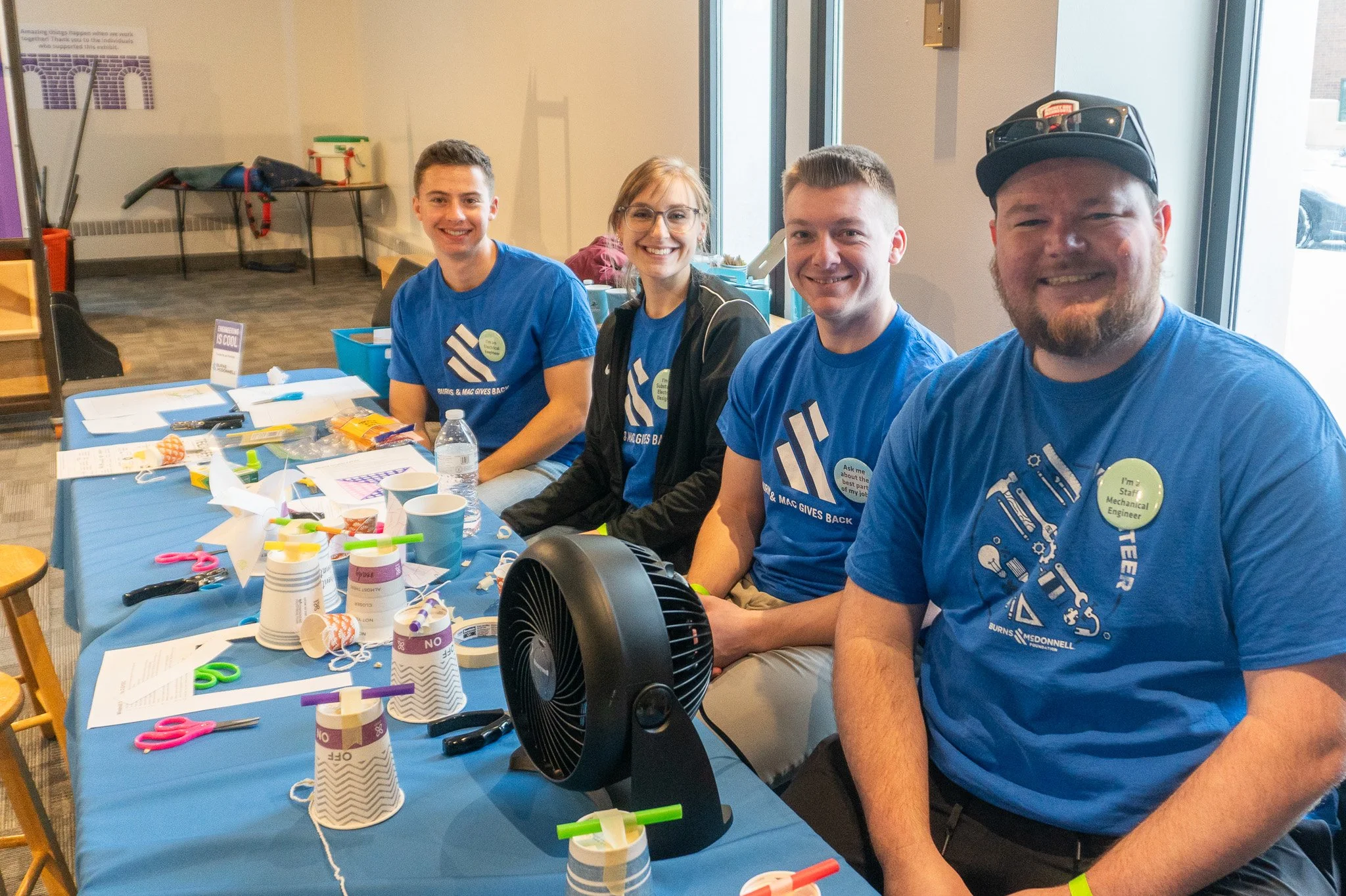 We are glad to announce that Burns &amp; McDonnell will be joining us for Tech Fest this Saturday, February 21! Their team of volunteers is bringing a hands-on engineering activity using squishy conductive dough. Kids will build their own circuits, l