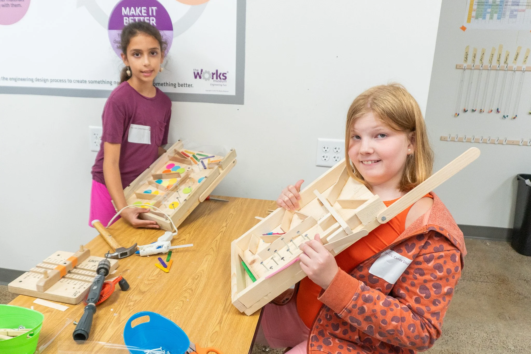 This past week, campers engineered with LEGOS, built candy dispensers, made marvelous super hero gadgets, and more. Through hands-on projects, campers discovered that engineering can be found in the world all around them. 

Register for a One-Day cam