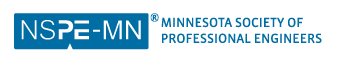 Logo of the Minnesota Society of Professional Engineers (MSPE) with the text 'NSPE-MN' and 'Minnesota Society of Professional Engineers'.