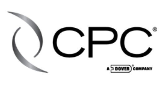 CPC logo with a curved gray graphic and the words 'CPC' and 'A Dover Company'