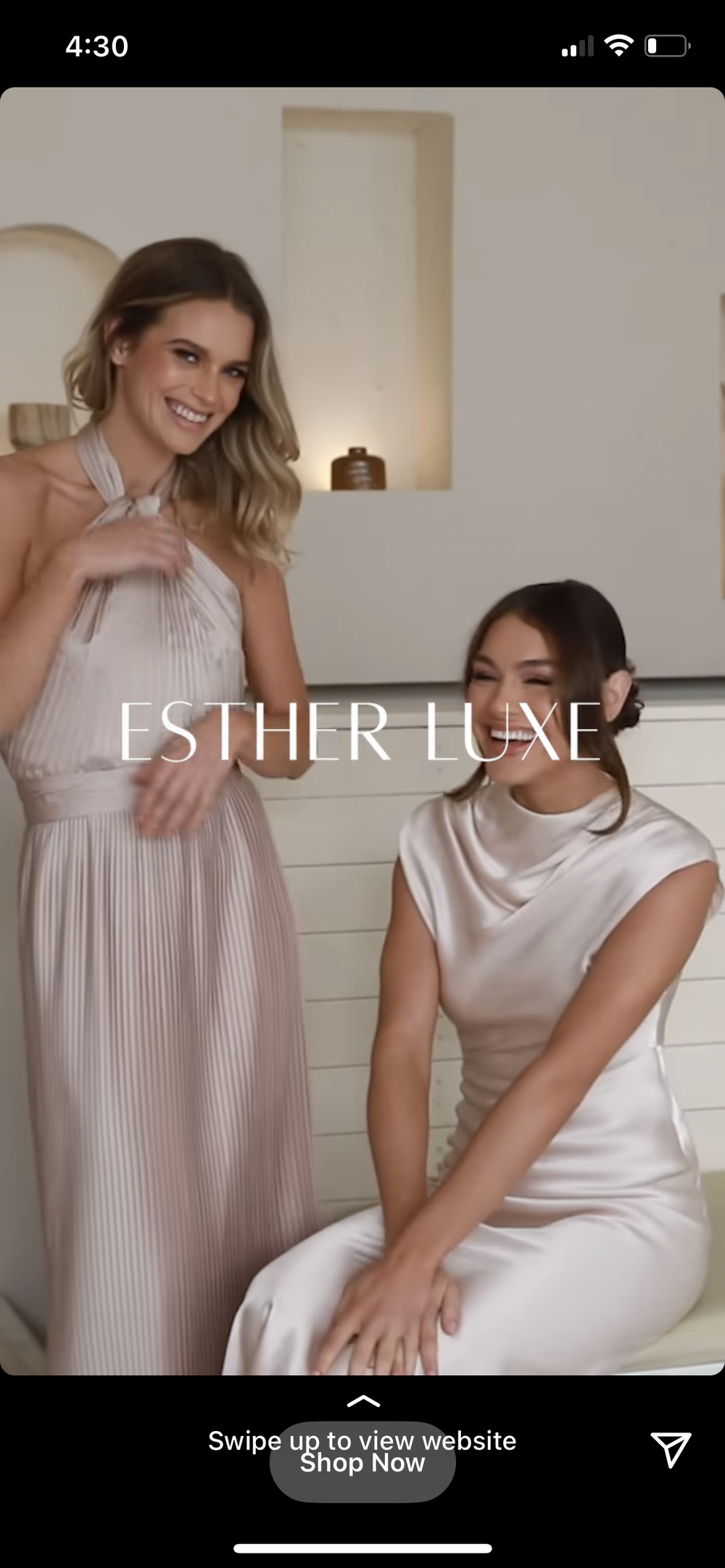 SIX: Satin Pleated Esther Luxe Bridesmaid Dresses