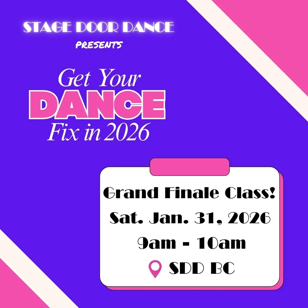Get Your Dance Fix in 2026: Grand Finale Class! Jan 31st @ 9am