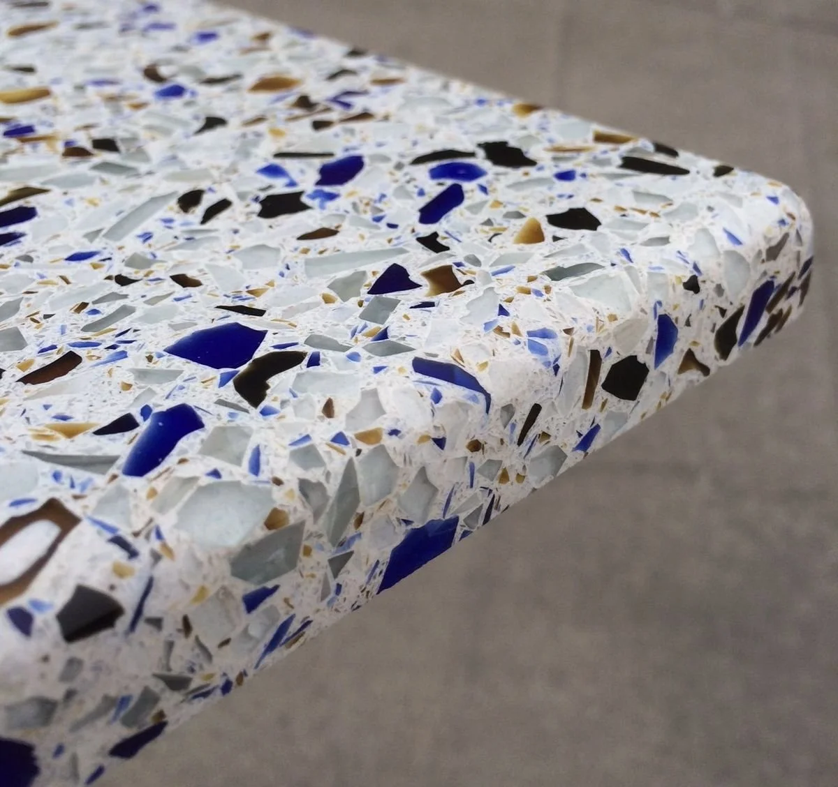 2007-2013 Milestone Inspired Composites recycled glass countertops