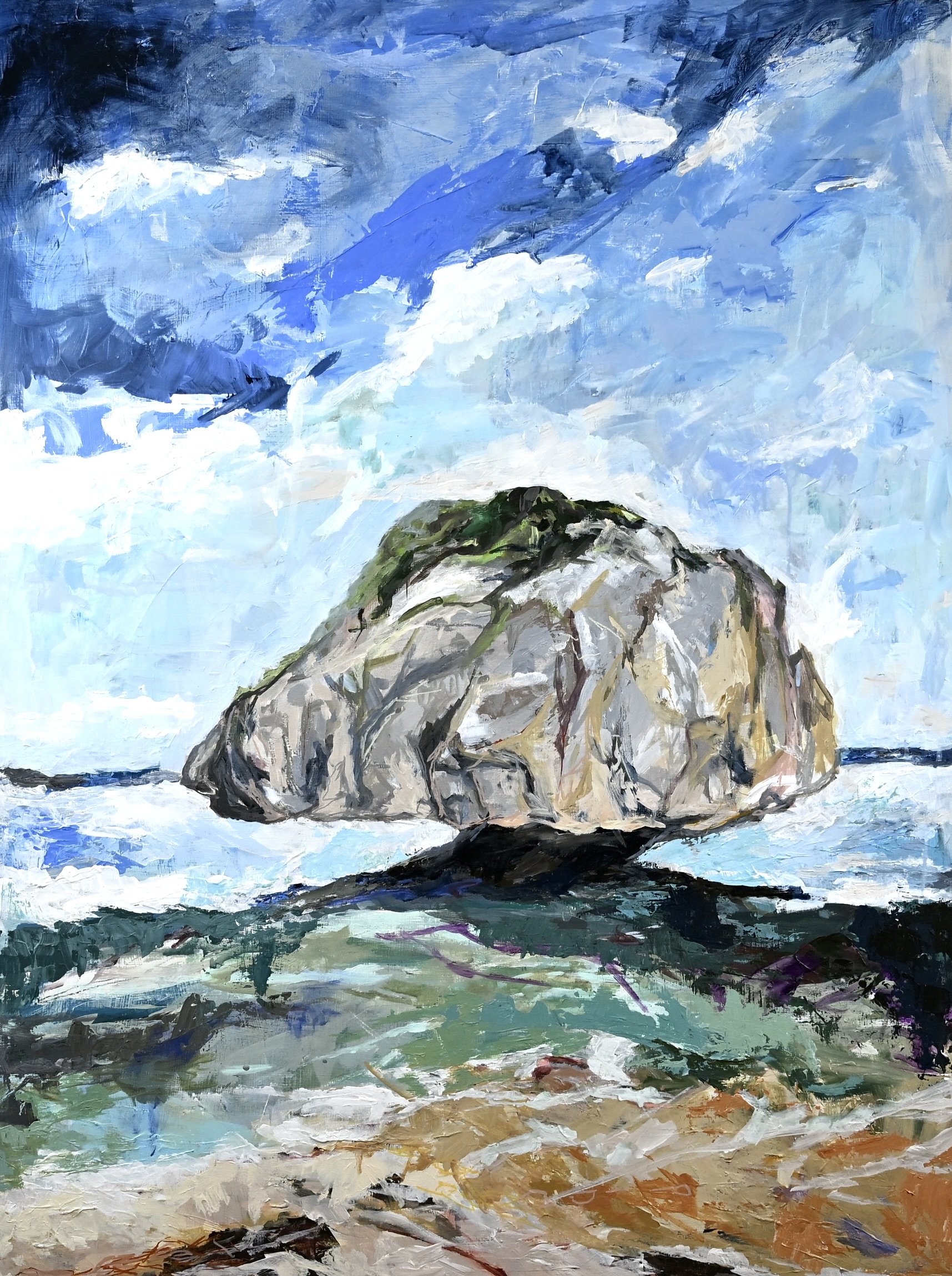 Quiet Axis, 30" x 40"