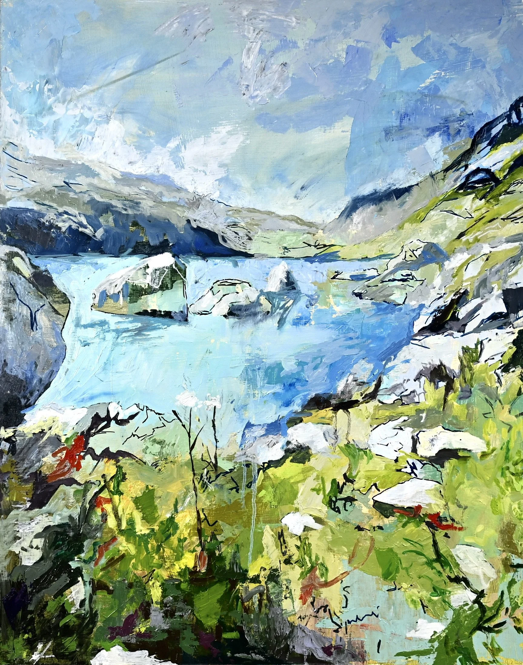 WE REALLY DID HAVE IT ALL DIDN'T WE, 24" x 36", oil on panel