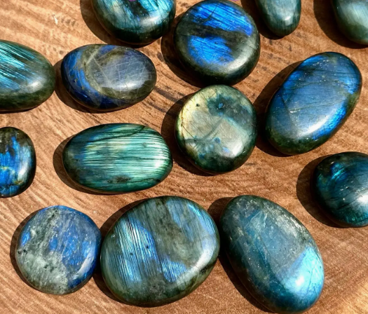 Labradorite Palm Stone