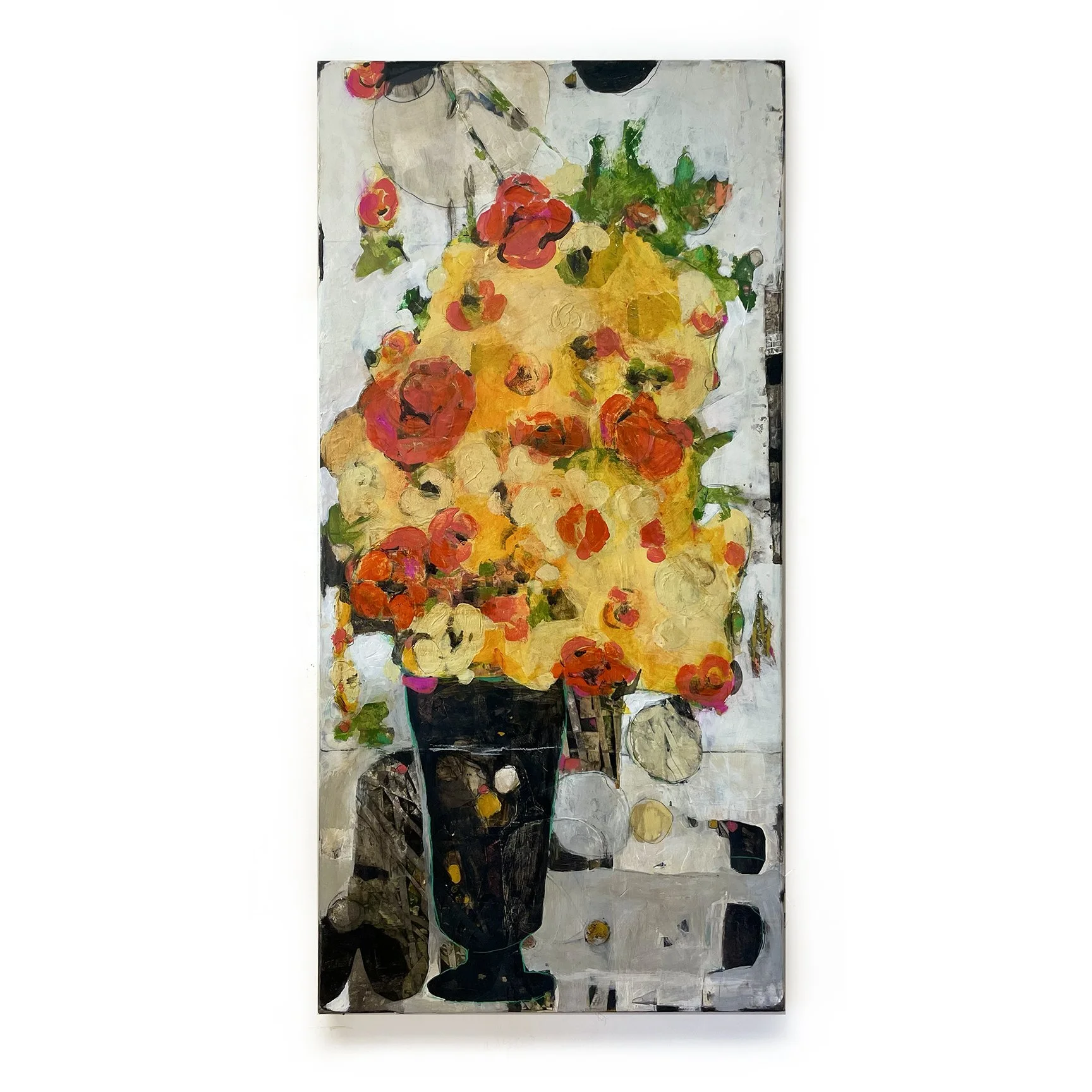 Elizabeth Hilton, "Flowers in Vase"