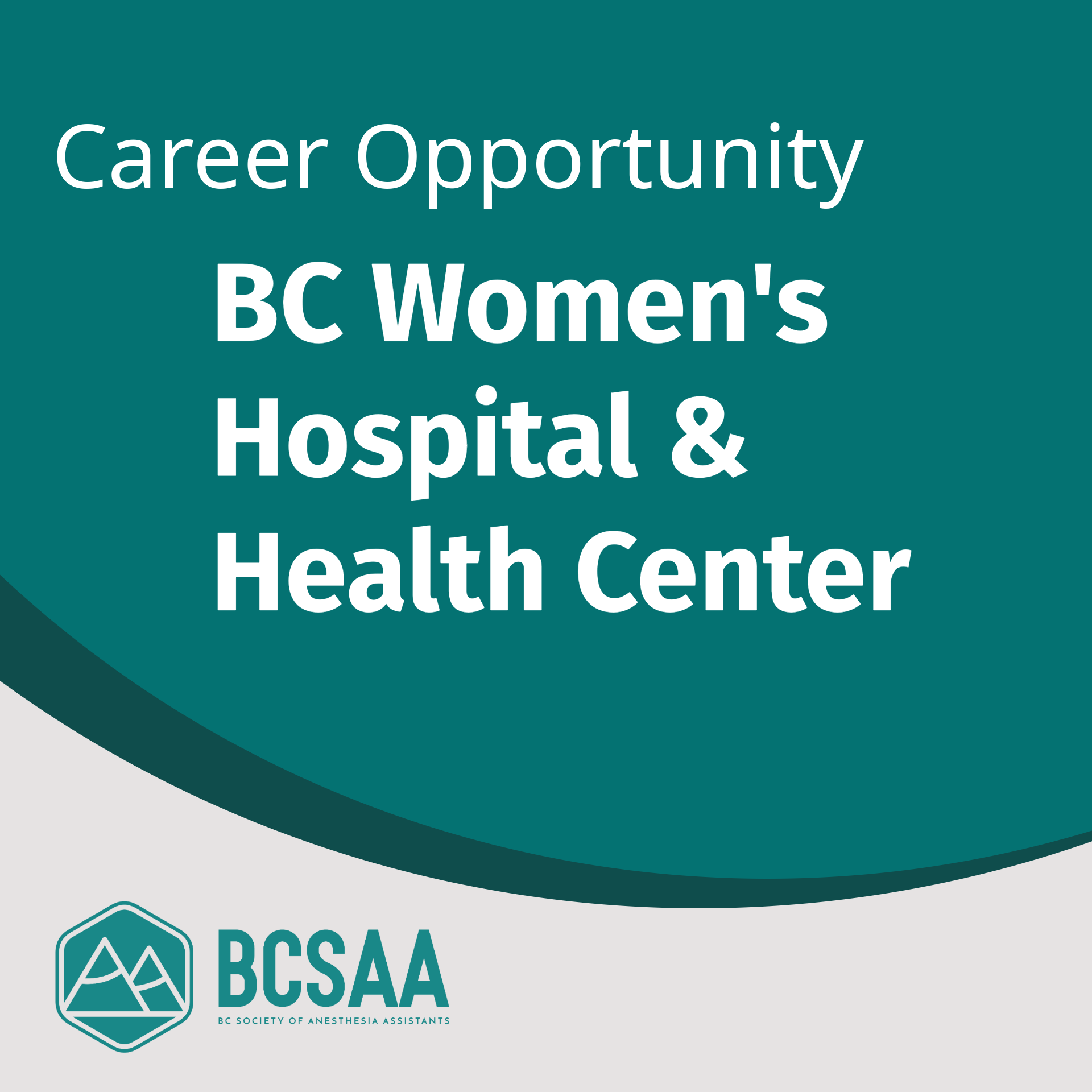 Anesthesia Assistant - Regular, Full-Time