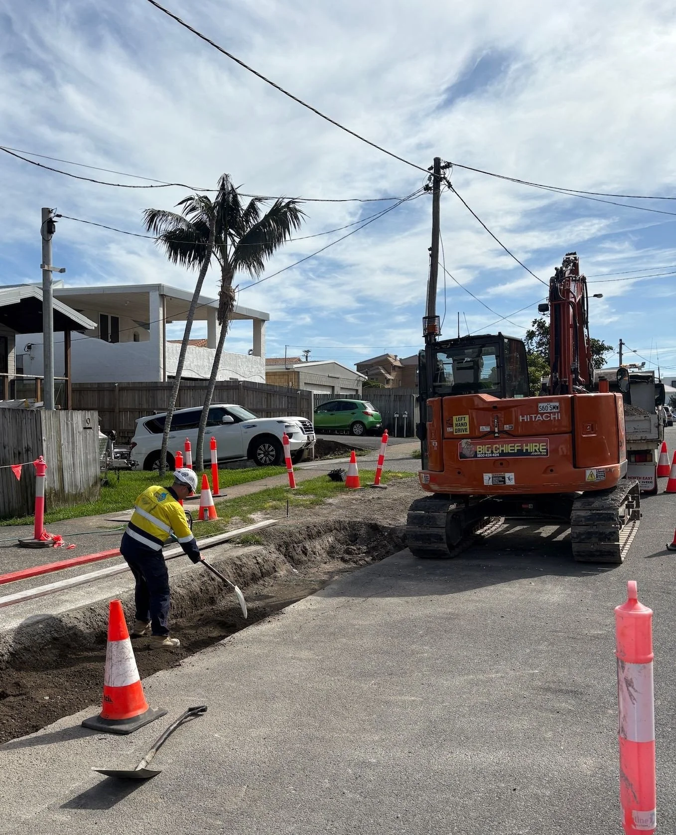 The boys getting together our kerb, channel and crossover re instatement for one our commercial builders 💯