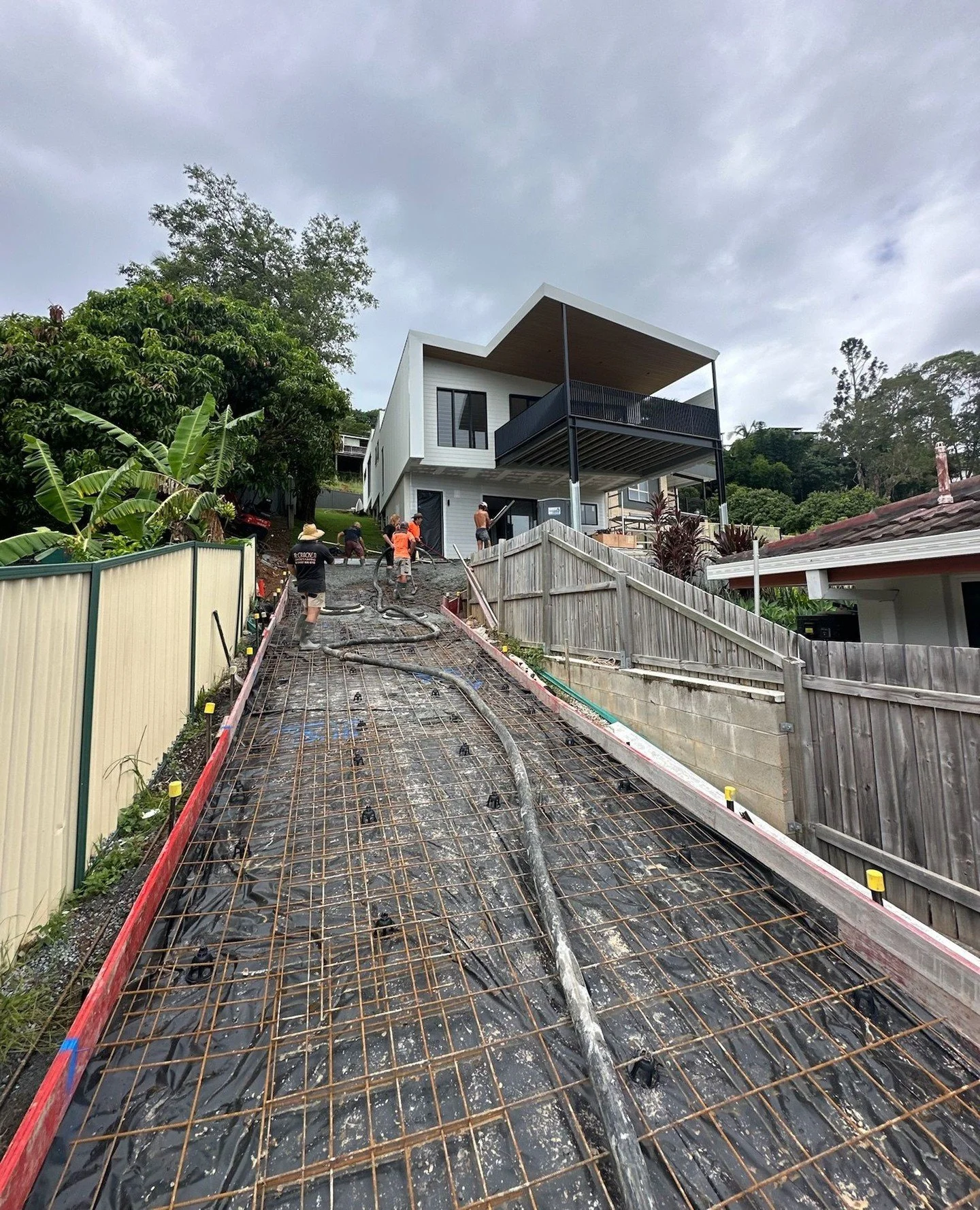 Stage two of the pour in Tweed this week. Progress is looking solid &mdash; stoked with how this one&rsquo;s coming together.