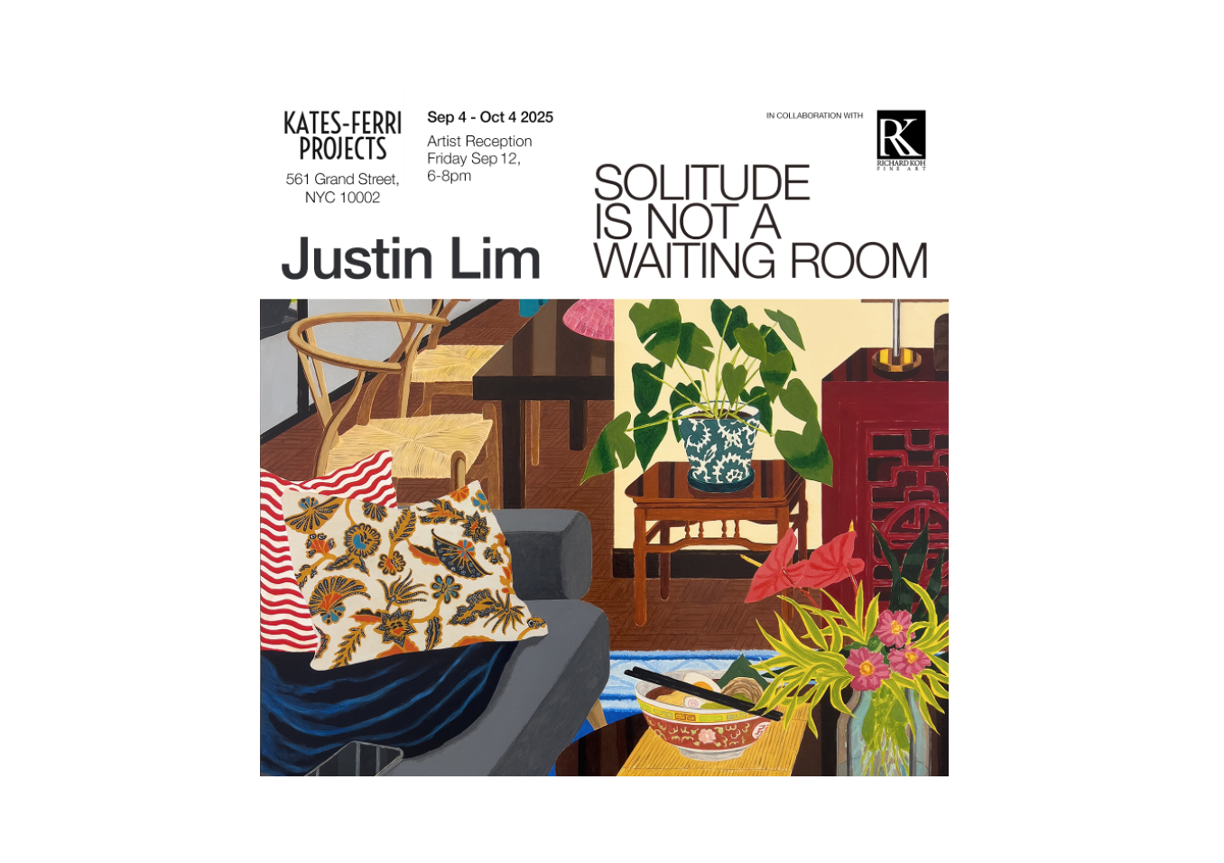 Solitude is Not a Waiting Room : Justin Lim