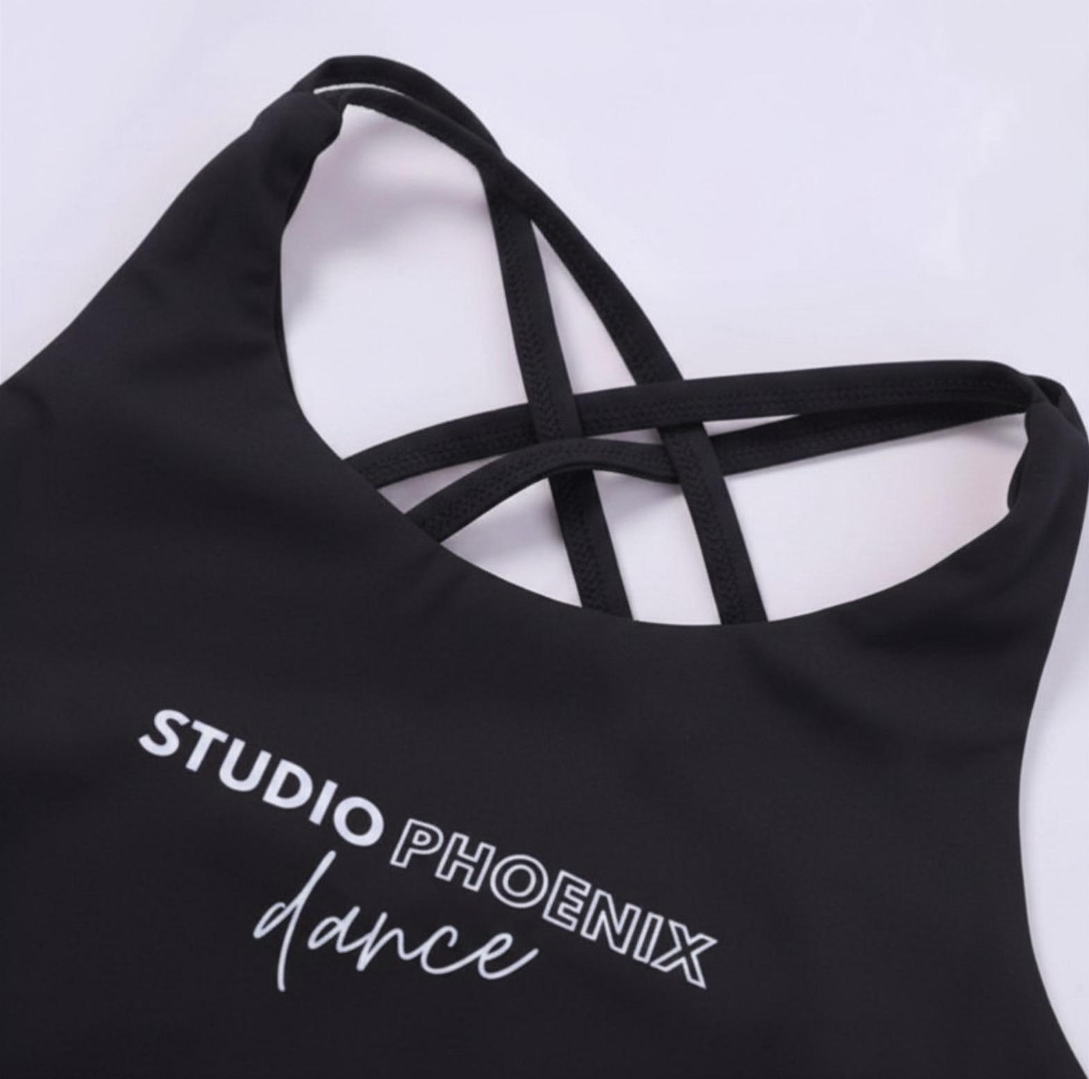 Studio Phoenix Dance Crop Top – Black
