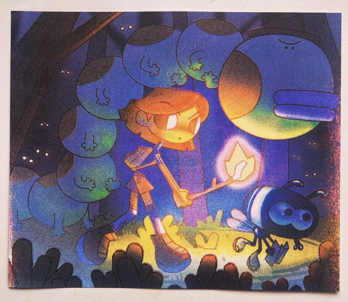 Risograph, 2023, Illustration by Daniel DuBoulay Diaz