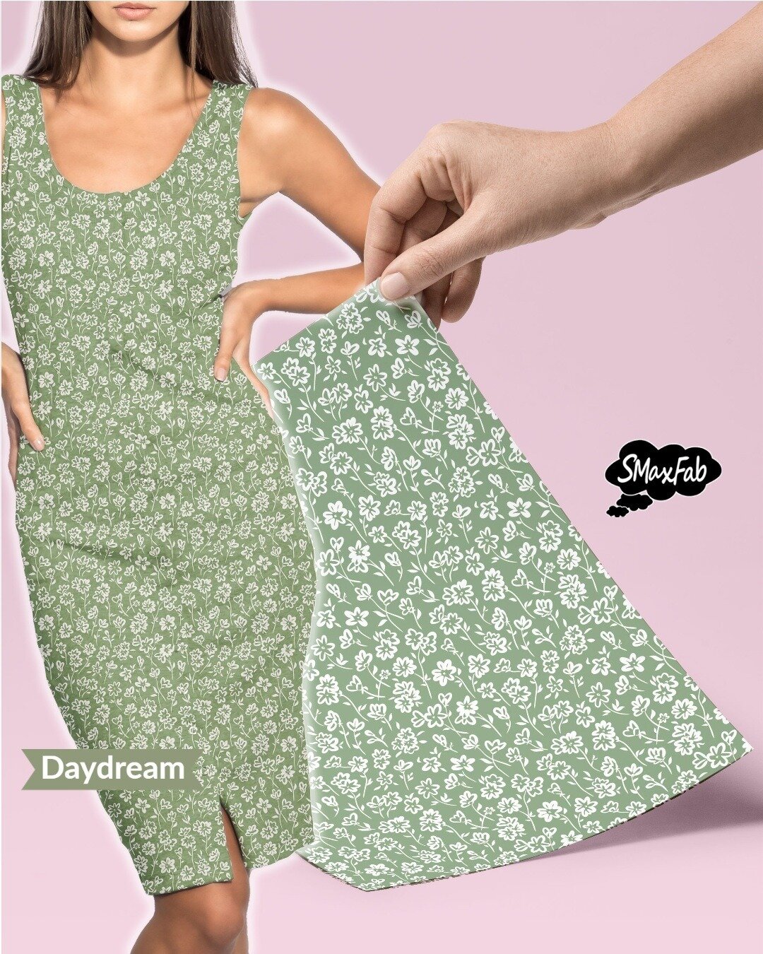 Simple, fresh.  Daydream 2-colour print for women's and children's apparel, quilting, home decor and more. A classic ditsy.  Like it?
___Sandi___