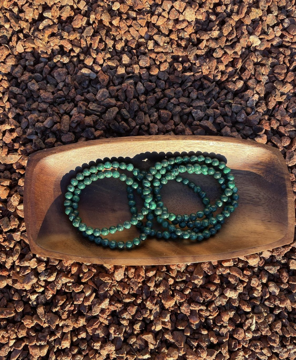 Malachite bracelets