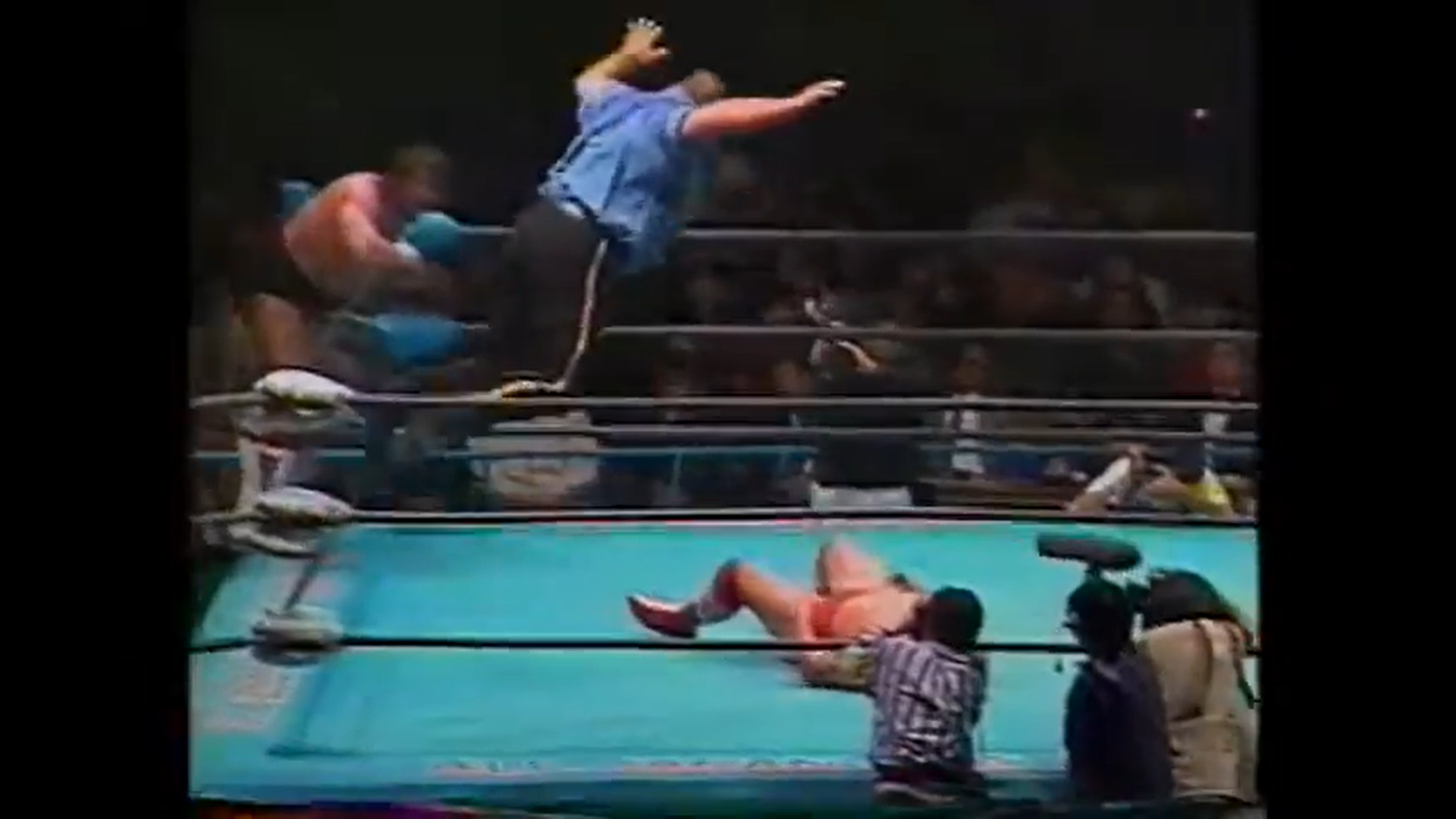 The Holy Demon Army (Akira Taue and Toshiaki Kawada) vs. Big Bubba / Big Boss Man and “Dr. Death” Steve Williams, from AJPW Real World Tag League 1993 Night 16