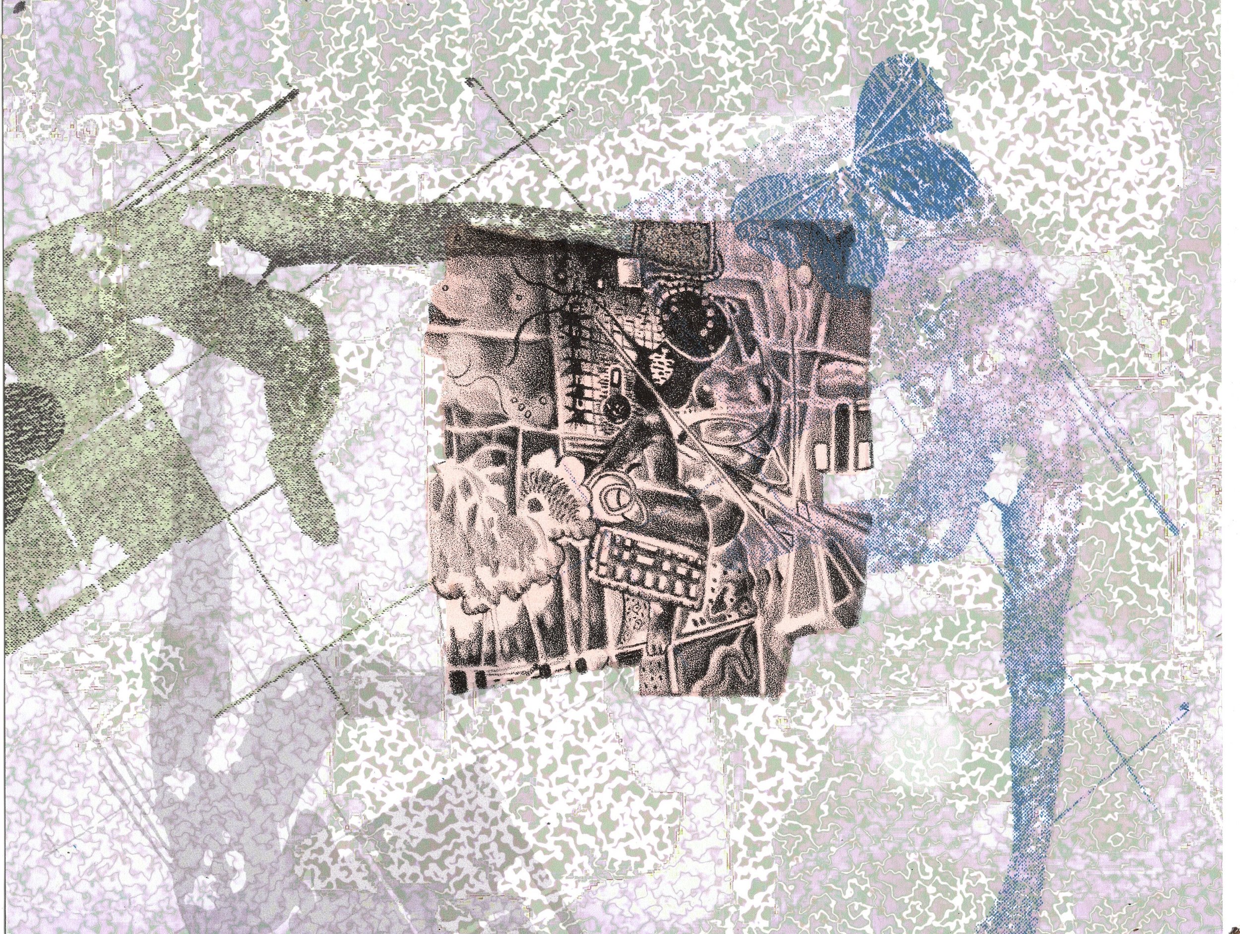 "Artificial"
Inkjet, Stone lithography, Silkscreen
8.5"x11"
2025