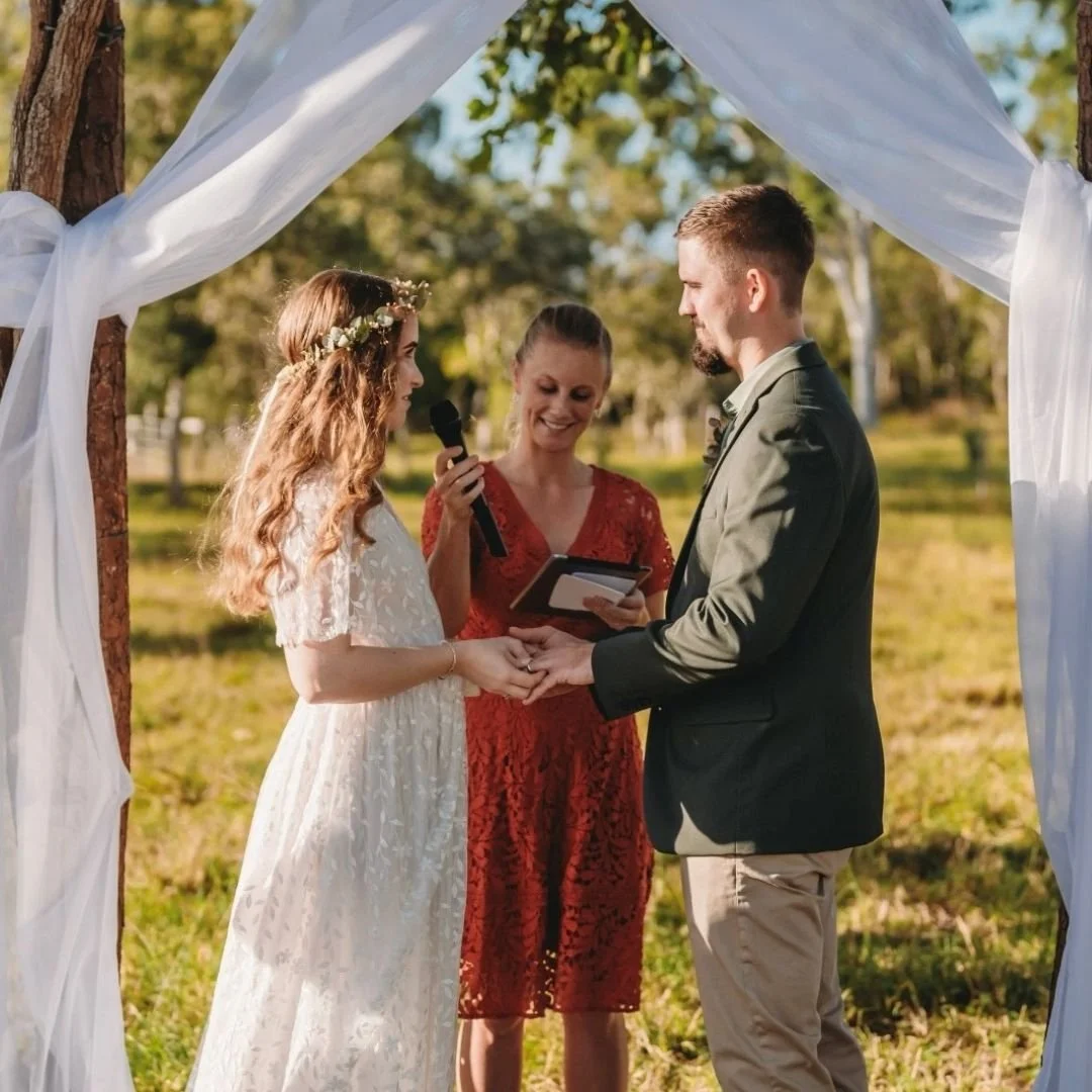 Paddock wedding near Sarina