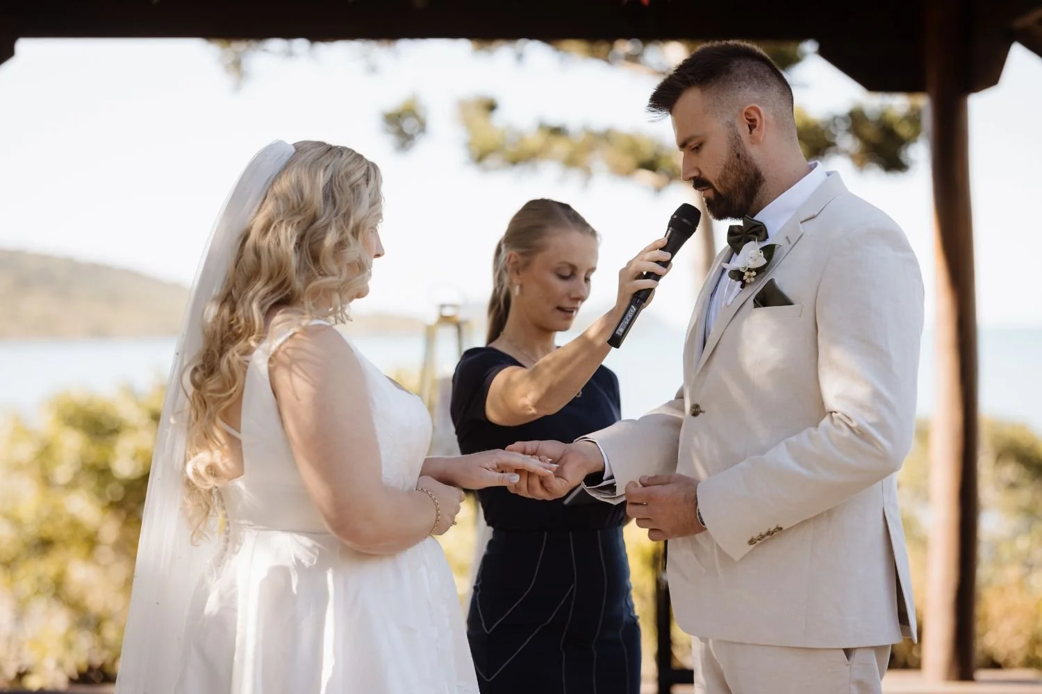 Personal wedding ceremony in the Whitsundays