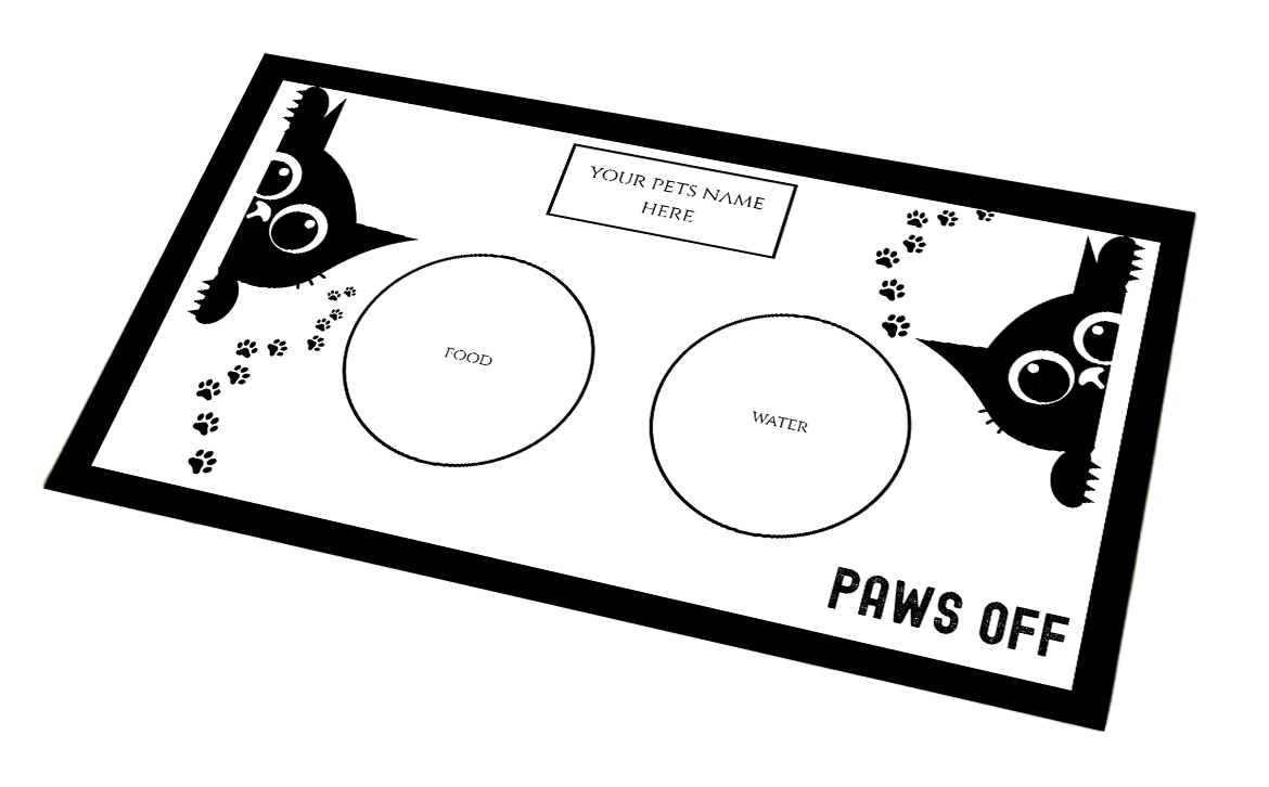 Pet mat mock up black cat plain bg.png