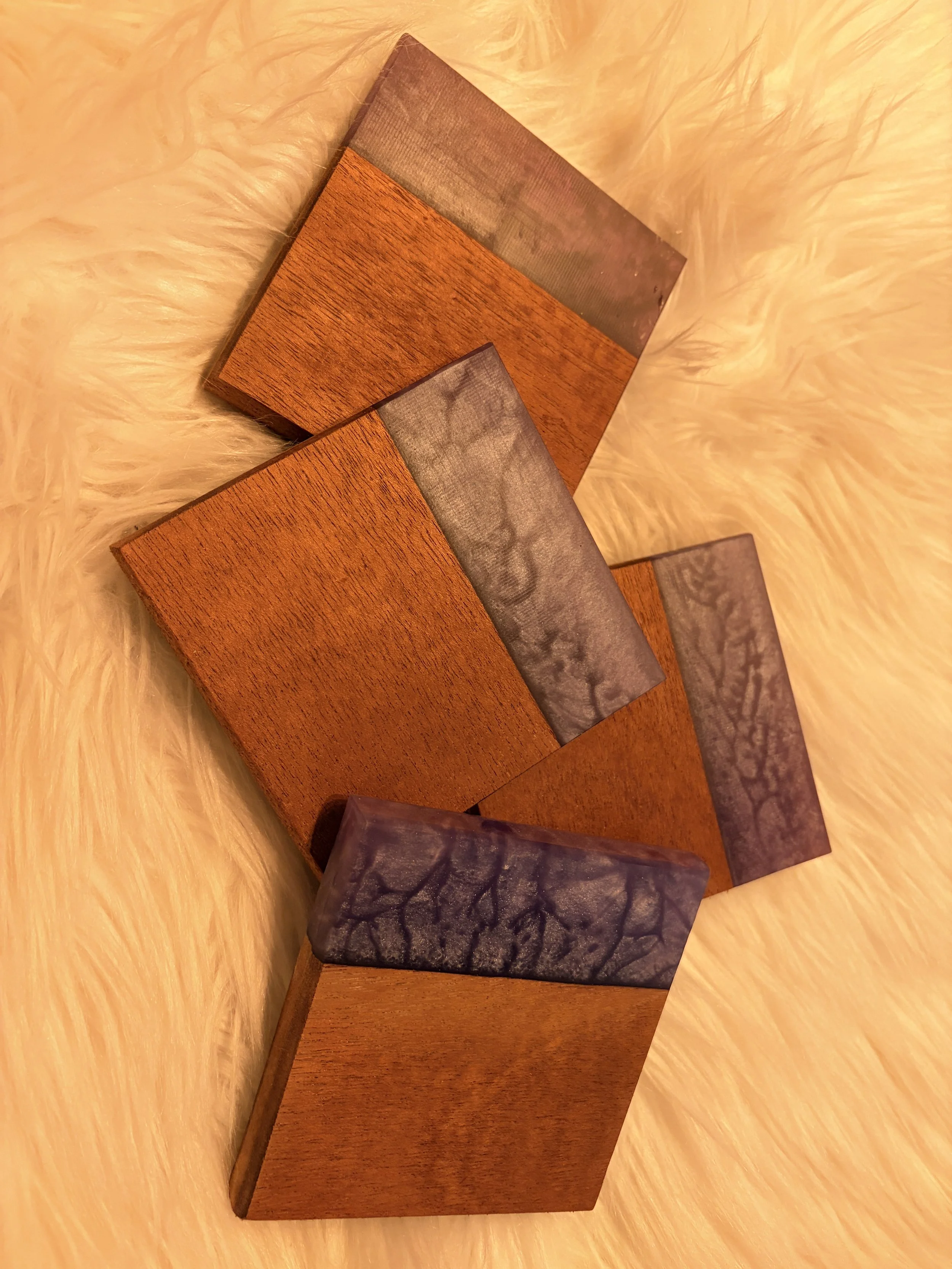 purple and wood coasters.JPG