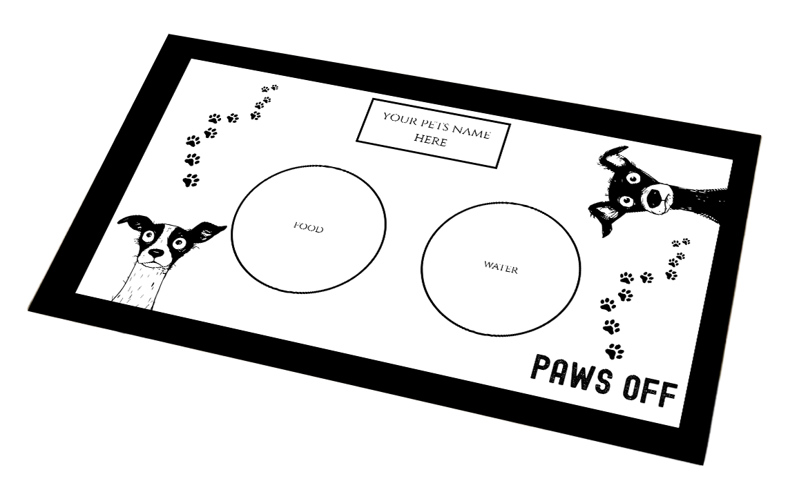 Personalised Pet Food mat