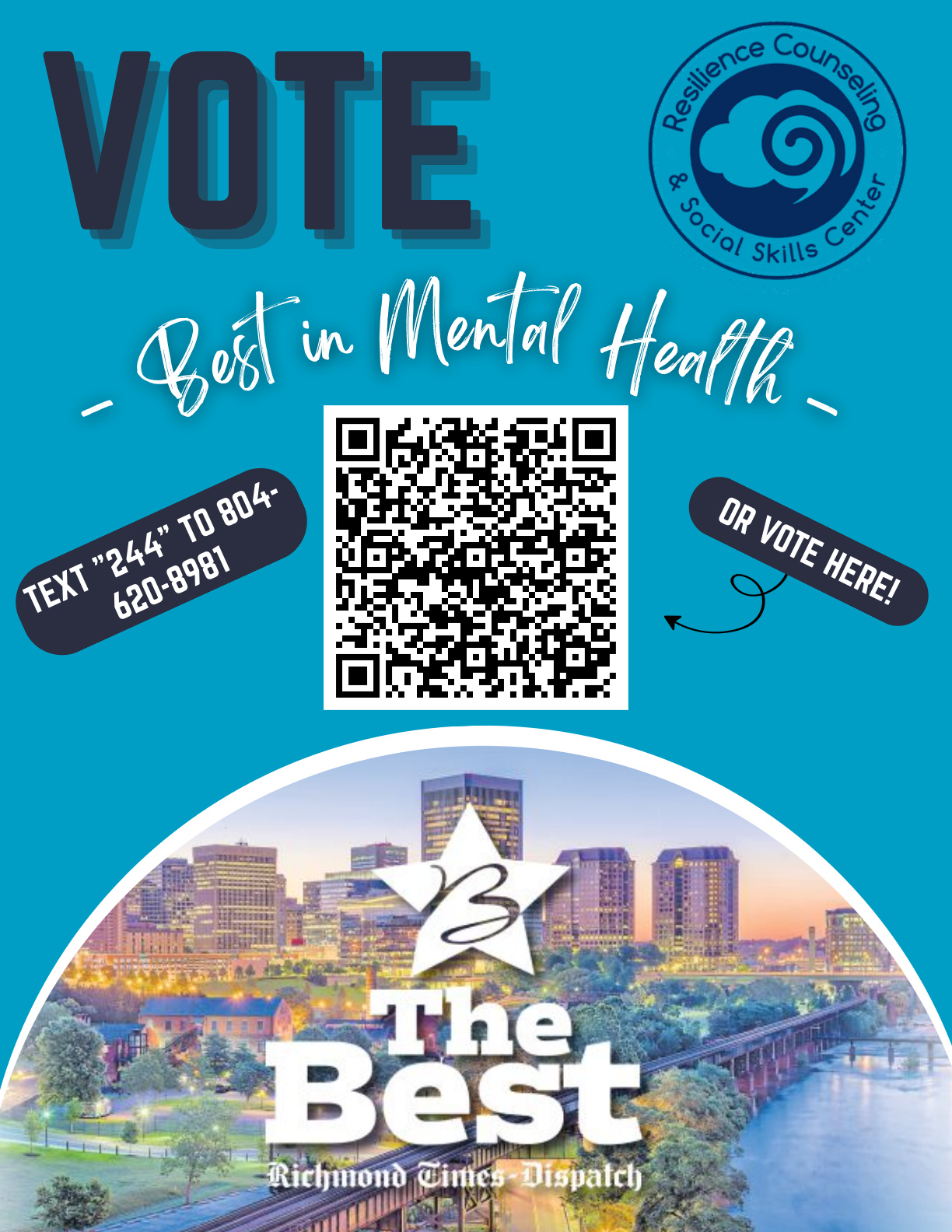 Help Us Become Richmond's Best in Mental Health!
