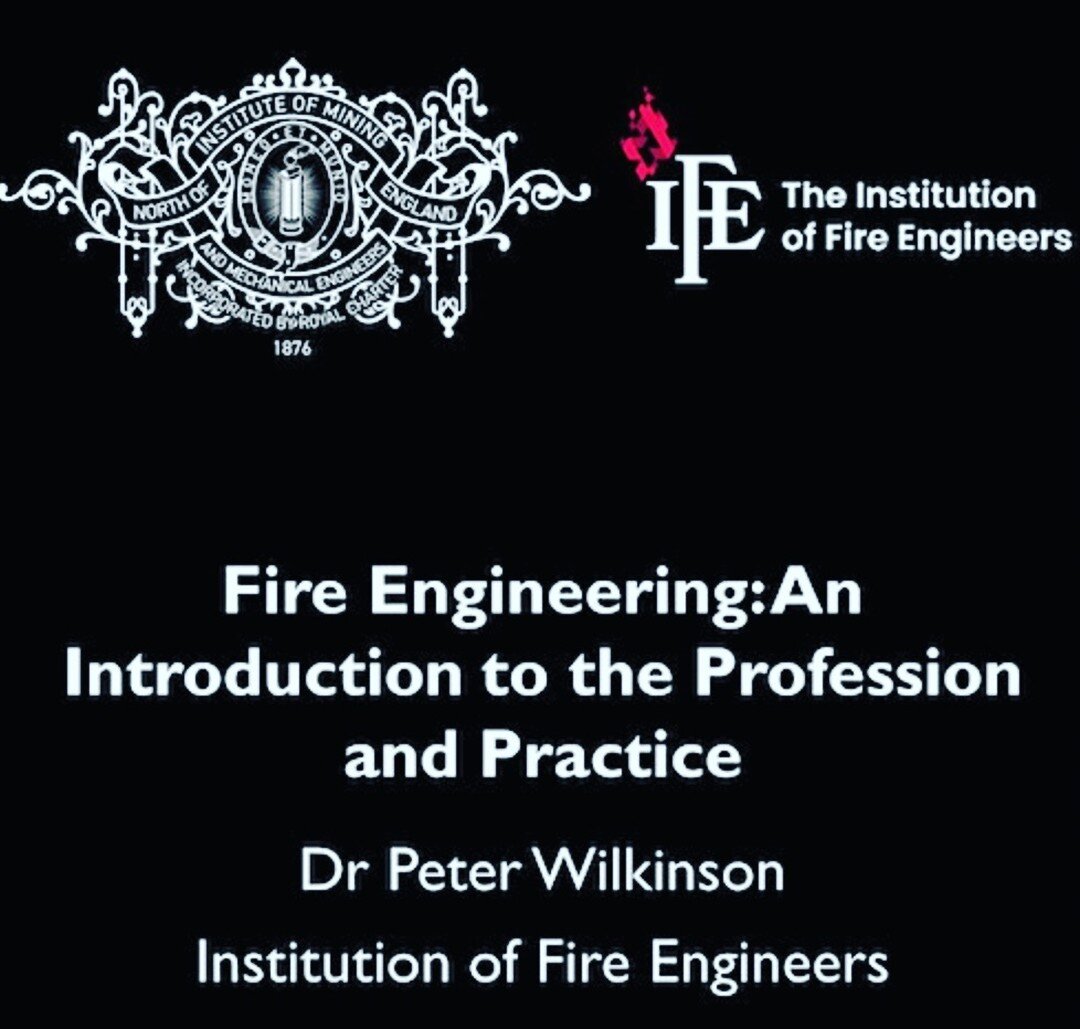 Looking forward to presenting a lecture in the impressive surroundings of Neville Hall, home of NEIMME, in Newcastle upon Tyne, next week. This joint institutional lecture will will take a look back at the origins of fire engineering; describe its de