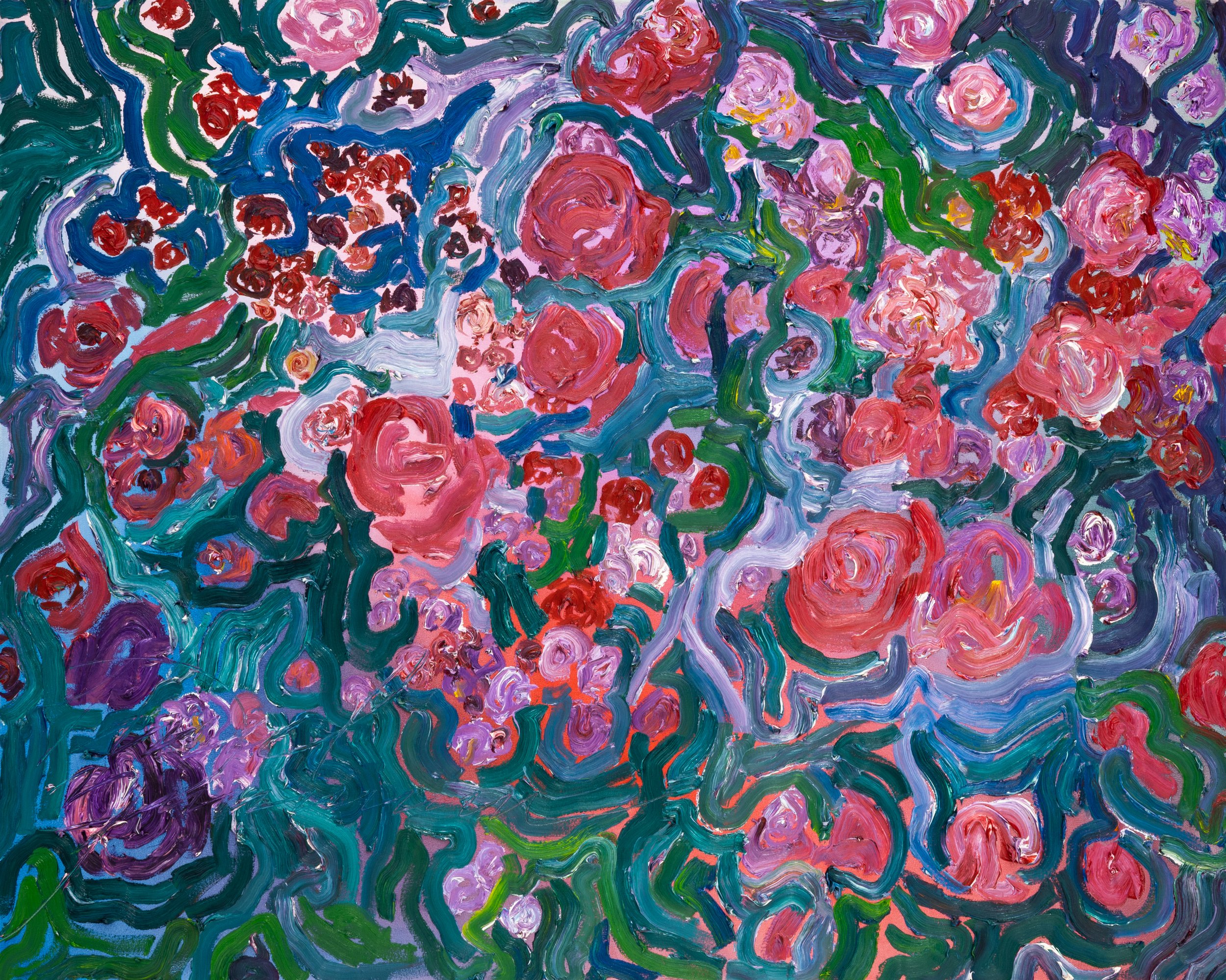 Collection of Roses 48” x 60”