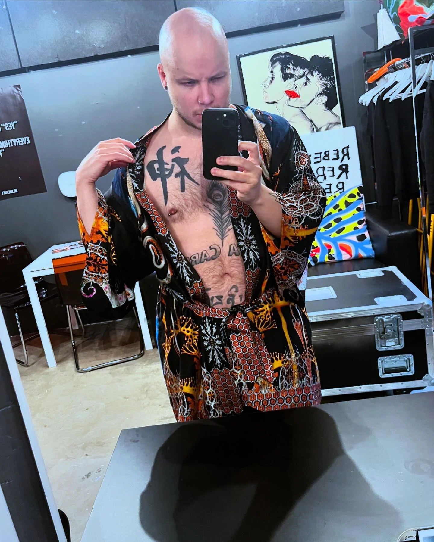 Today&rsquo;s category in @dtmhelsinki is: @klaushaapaniemi_official Notre Dame kimono realness. Pose I say!🦄🥵 #klaushaapaniemi #dtm #kimono #fashion