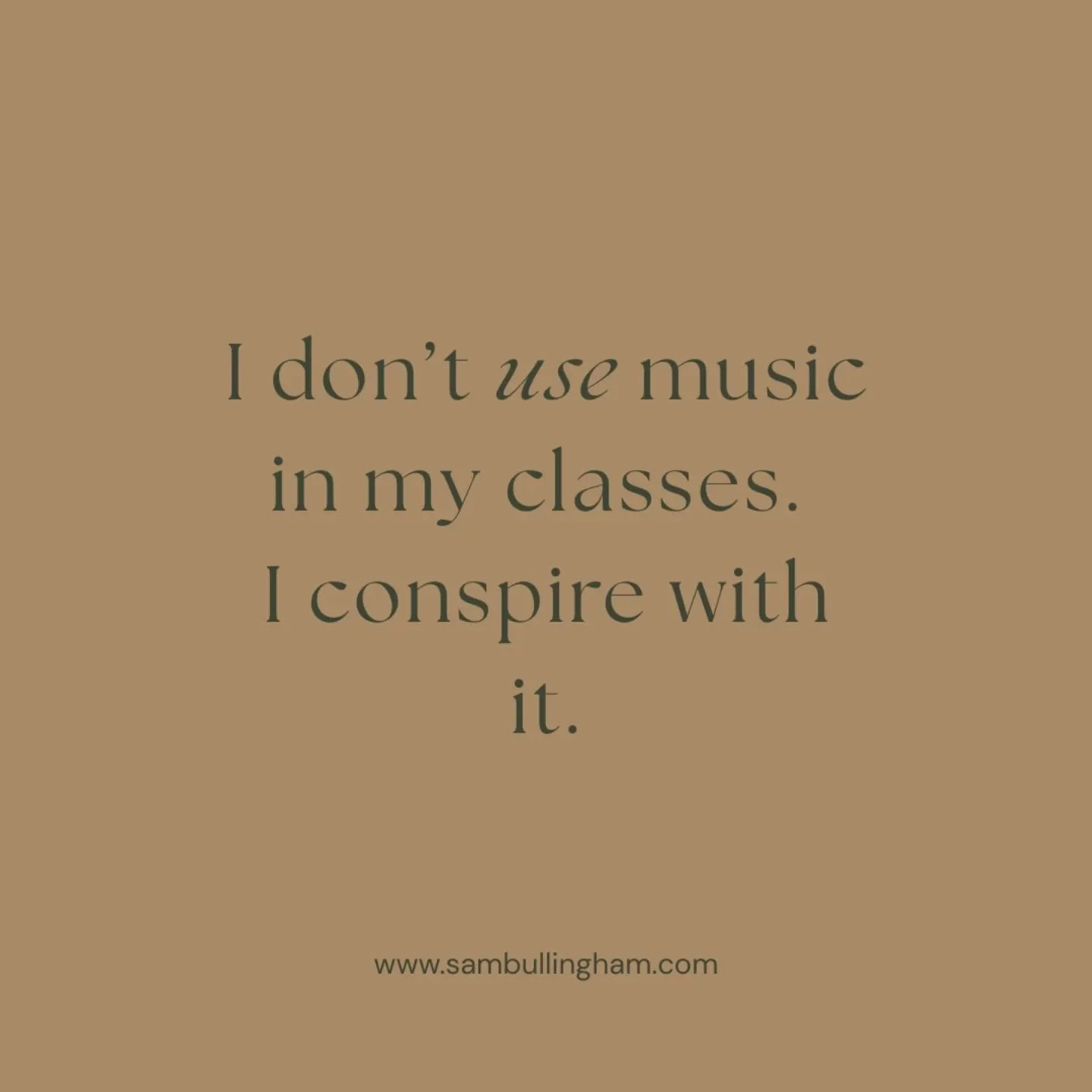 If you've been to one of my classes, workshops, or even worked with me 1:1, you know... music is my love language.

Whether it's yoga, movement, or dance, you'll never find a playlist just vibing in the background. The music IS the practice. The rhyt