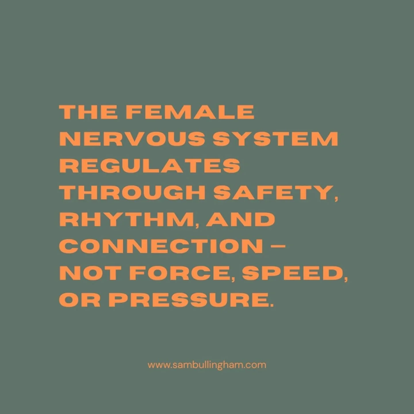 The irony of posting this around a festive season that relies heavily on unacknowledged female labour and lets 'Father' Christmas take all the kudos has not escaped me.

&bull;

&bull;

Male nervous systems tend to regulate through action, release, a