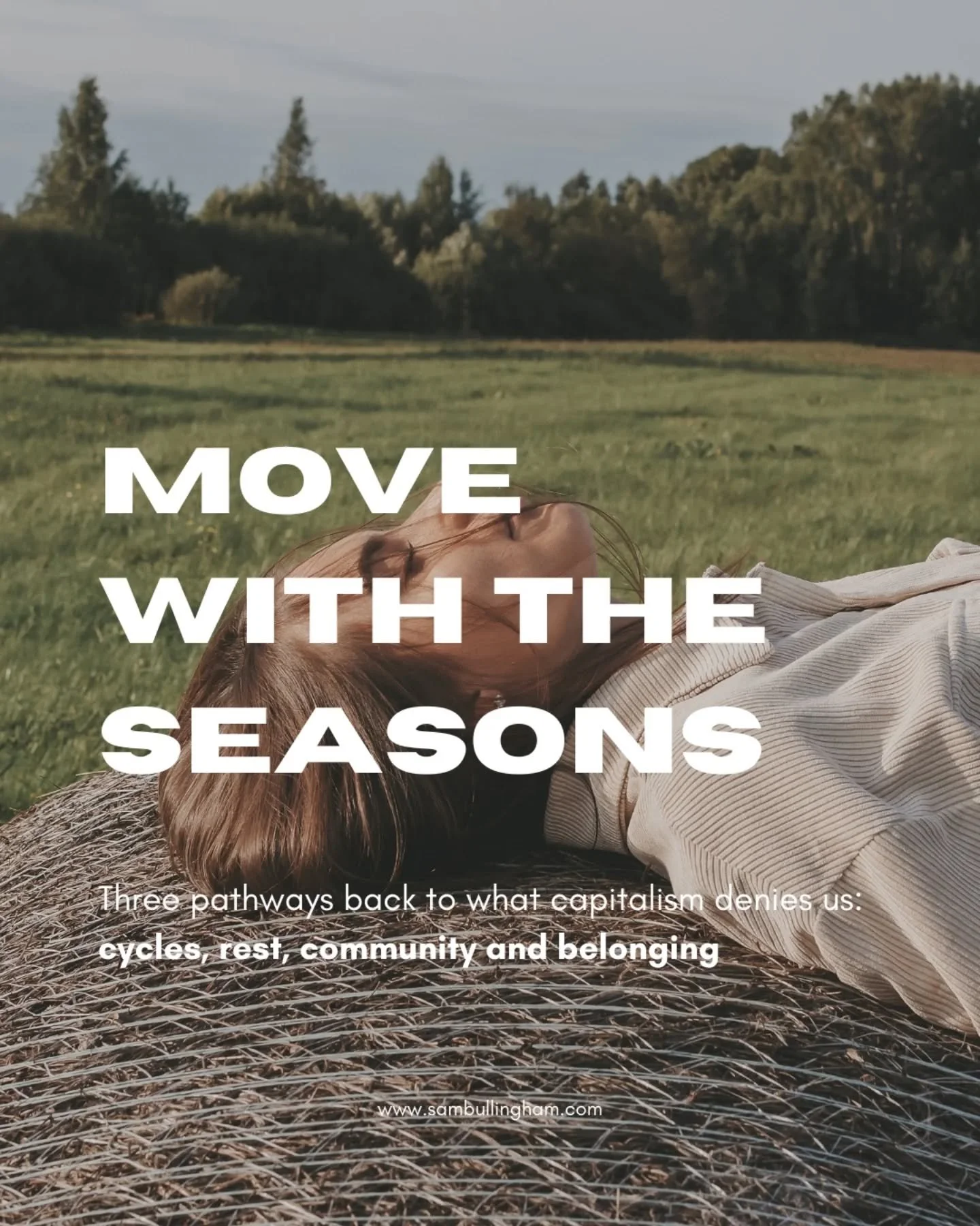 She Moves with the Seasons offers three pathways to explore the seasons and cycles as the ground that holds us. Each pathway offers an opportunity to explore moving, resting, and living in rhythm - rather than against it. 

In a culture that asks us 