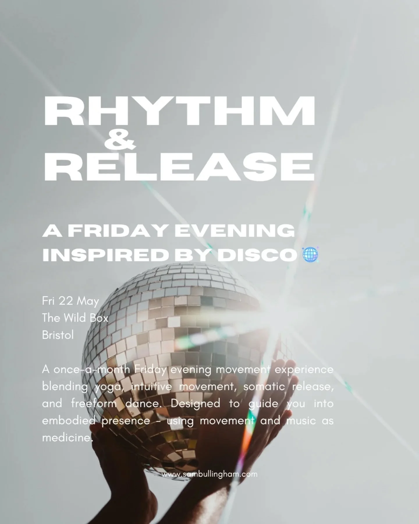 Less than 2 weeks, my loves 🤍

In a world that's becoming more homogonised,
Be You.

Rhythm &amp; Release
An evening of movement, music &amp; embodied expression.

Fri 22 May
1930-2100
@thewildboxbristol 

Half the spaces have been snapped up alread