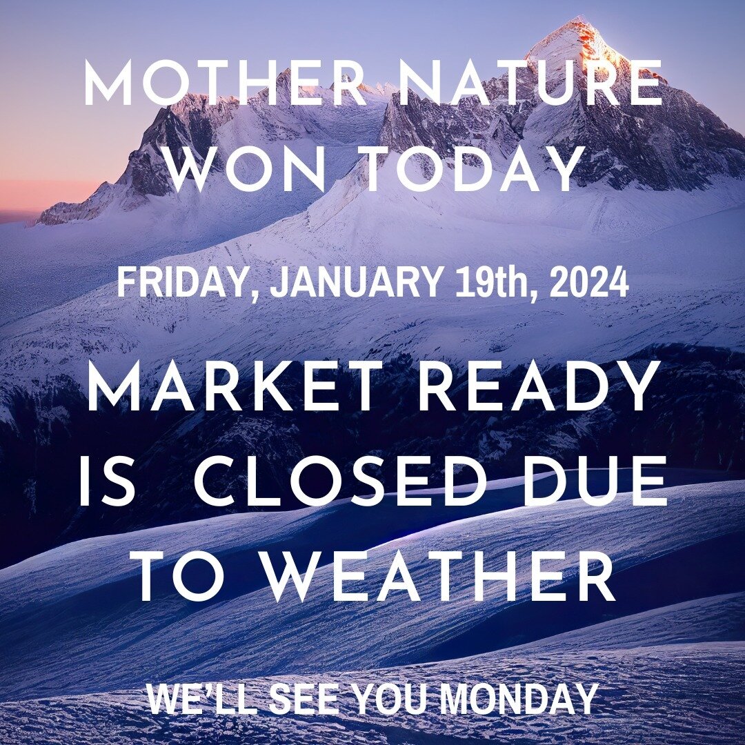 Friday, January 19th, 2024, Market Ready Staging Solutions is CLOSED TODAY due to inclement weather.

Stay safe out there - when the Canadian on your team says roads are dangerous... you KNOW it's true! ☃️