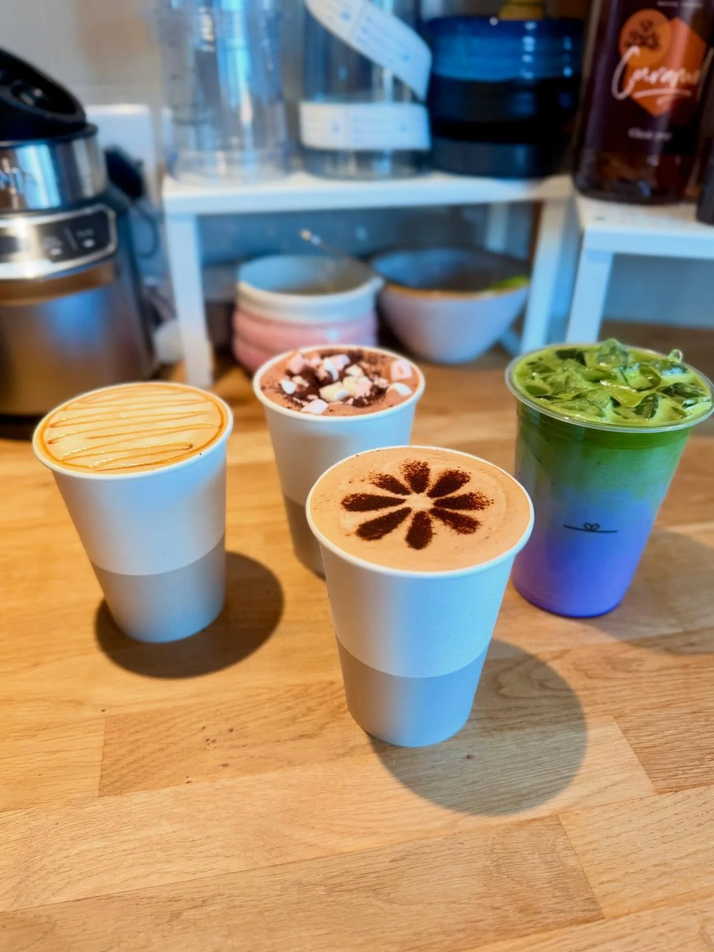 Drinks drinks drinks✨🔥

#coffeelover #hotchocseason #matcha