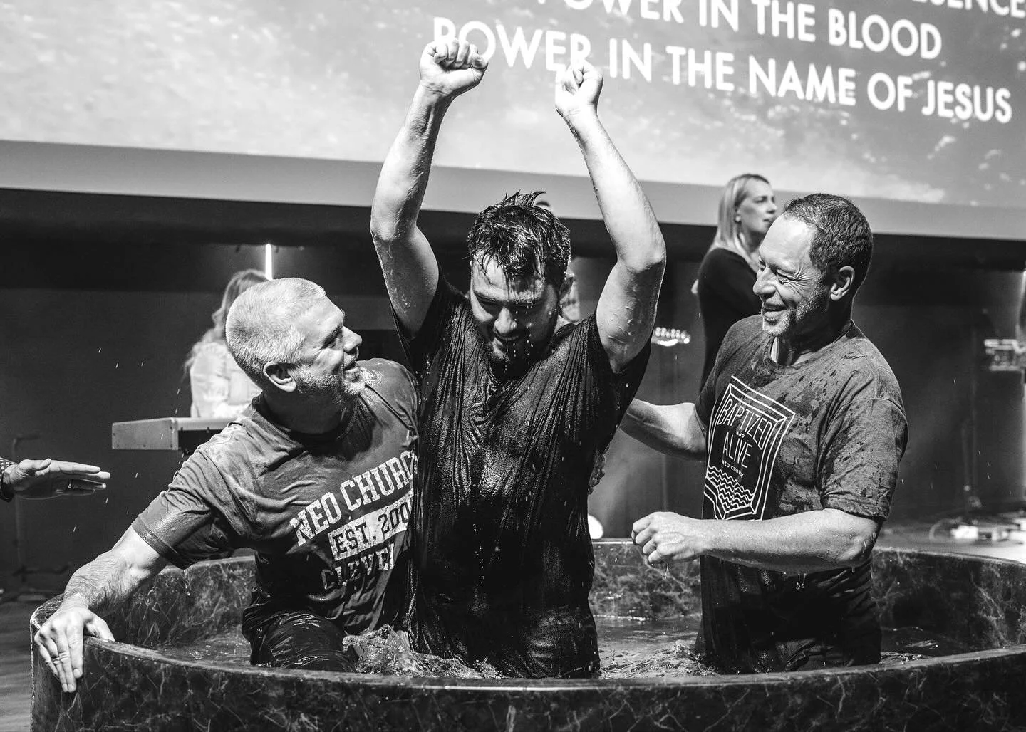 Part 1 — baptism pics from our first serviceππΌ
God was moving in such a powerful way! 34 people made the decision to get baptized and go public with their faith. What an incredible day celebrating life change!π #BaptismSunday #NEOChurch