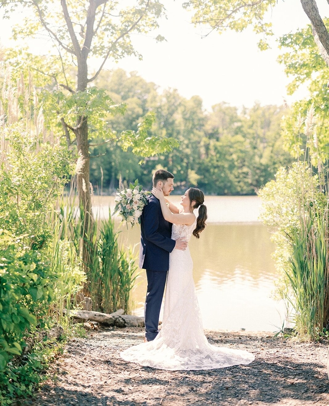 Blackwalnut Creek is the perfect spot for unique wedding photos!