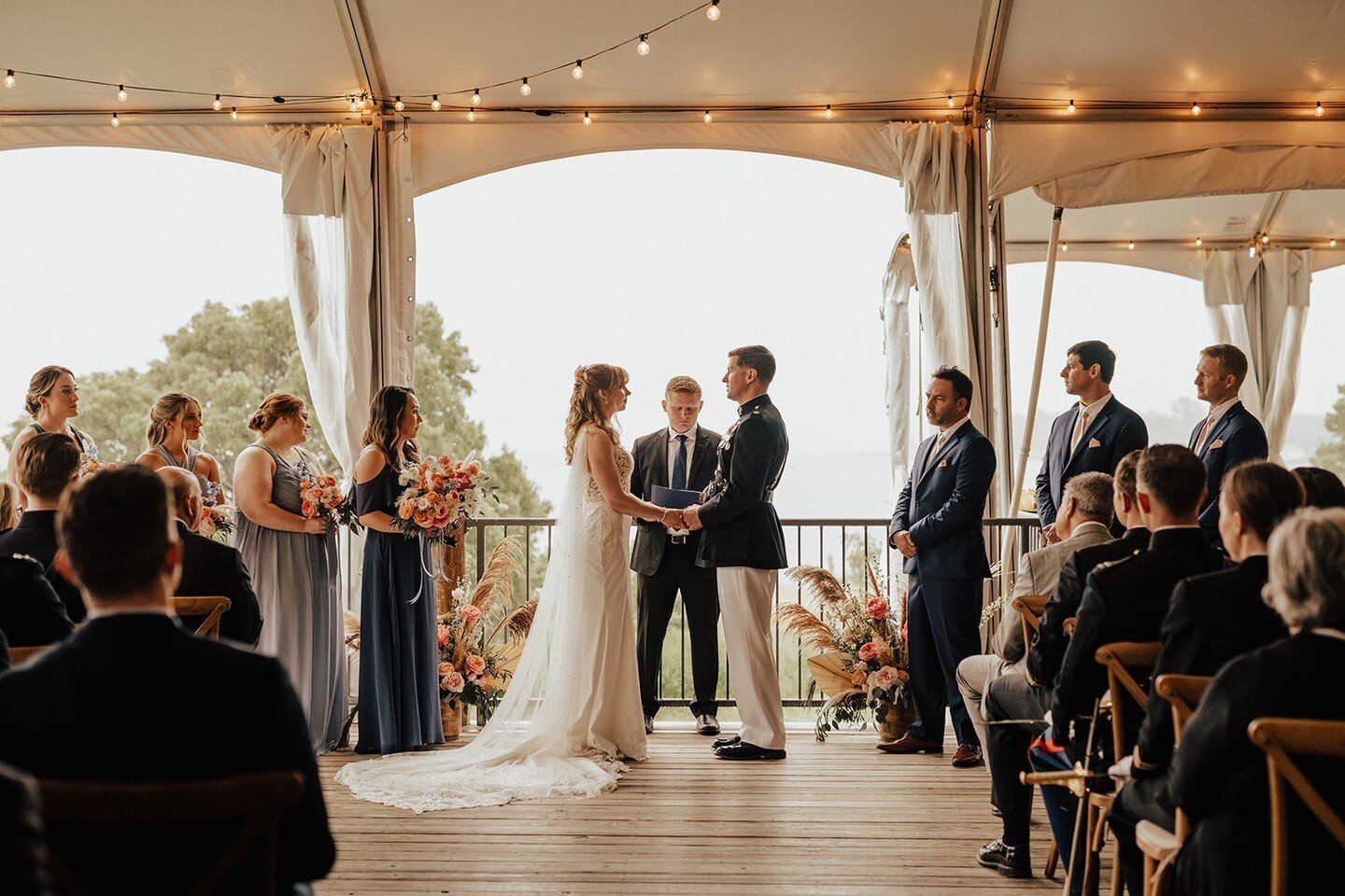 On these gloomy days we're reminiscing over some of our favorite rainy ceremonies.