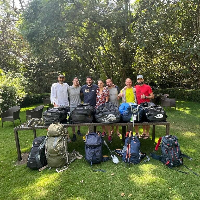 Our Kilimanjaro team has arrived from Italy Holland and Ukraine. I am so excited to guide my 34th team along with @leonardoavezzanophoto to the highest mountain in Africa 🙏🏼 we will be starting our adventure tomorrow leaving the Sheraton hotel Arus