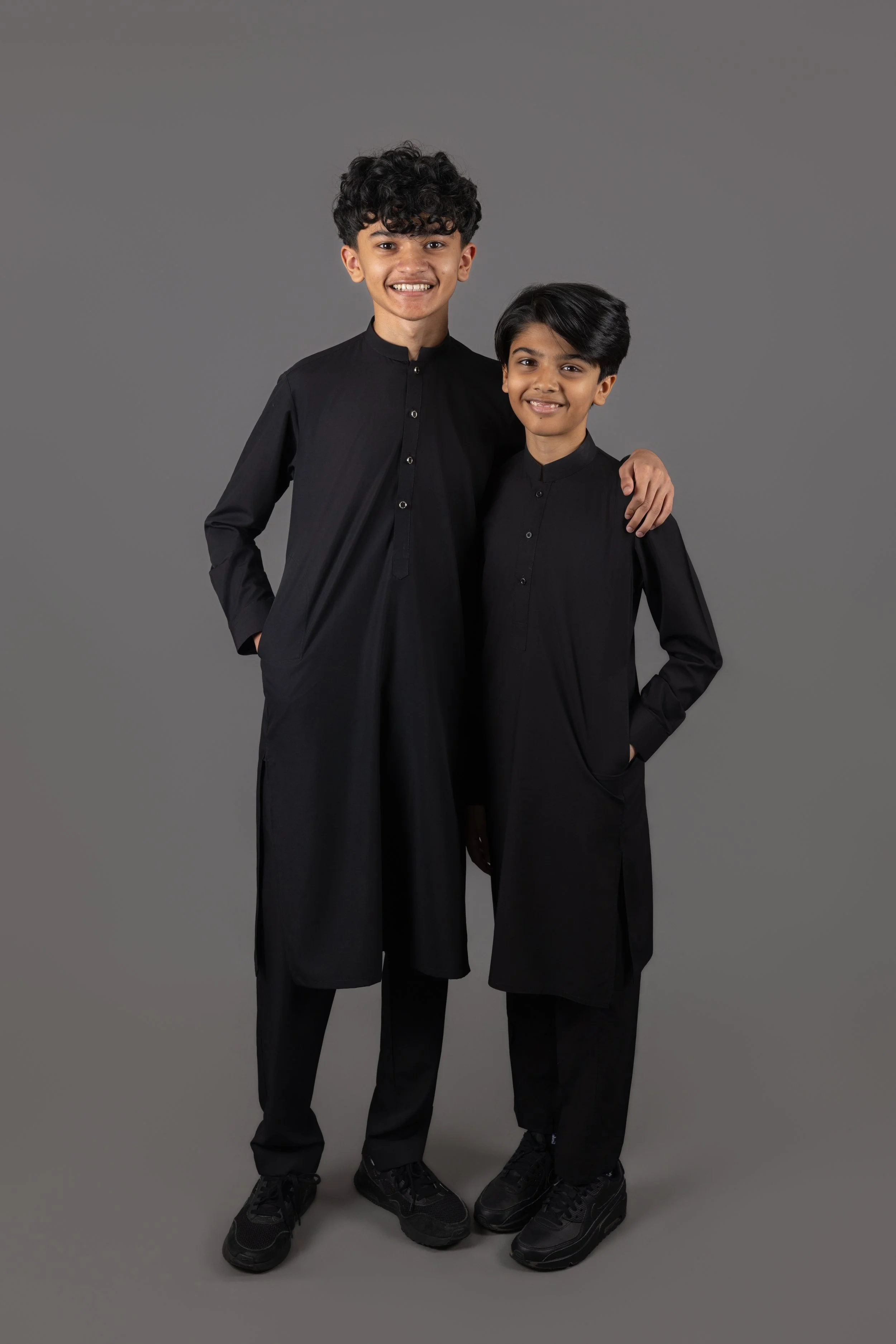 brothers on a photoshoot