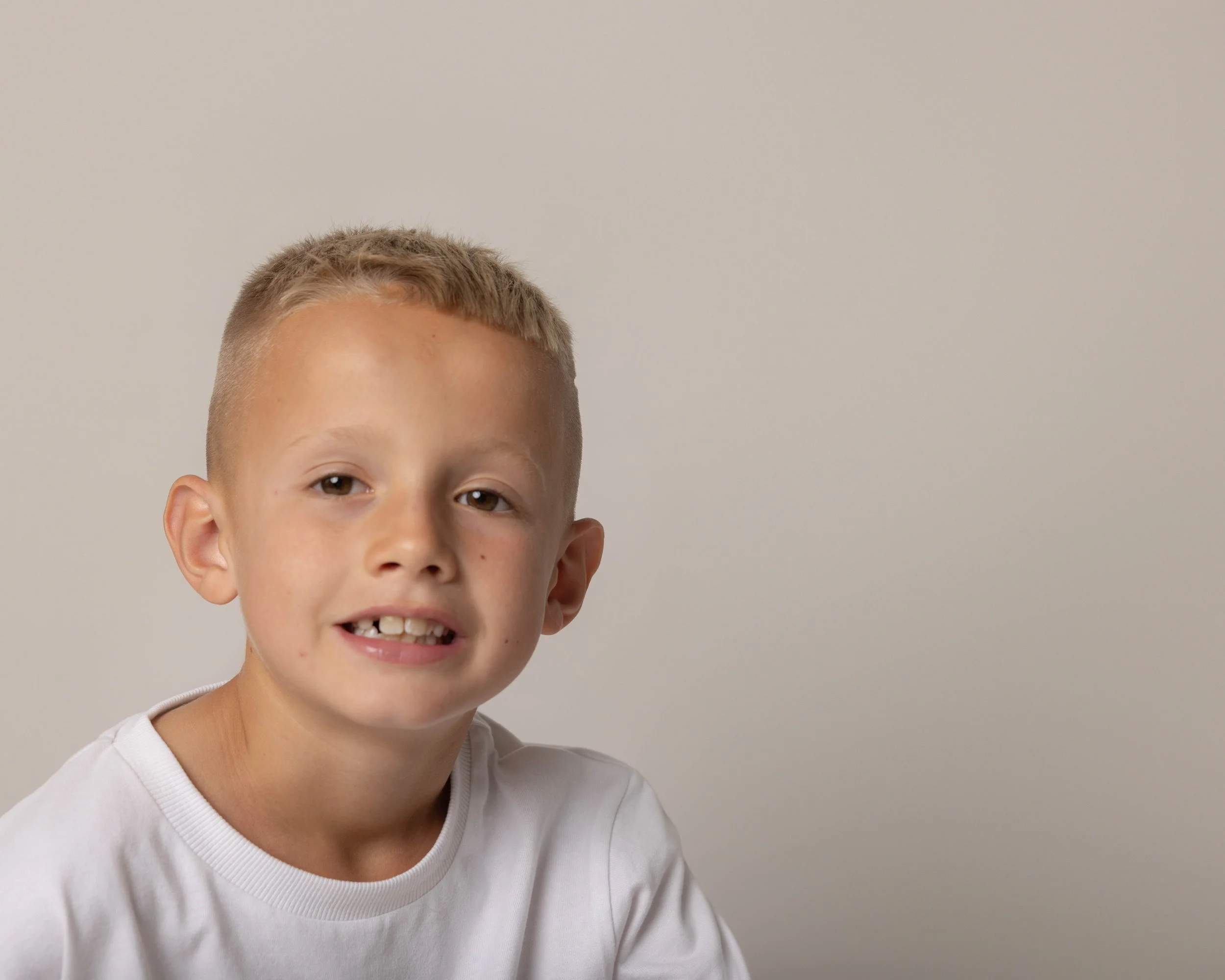 boy looking at camera