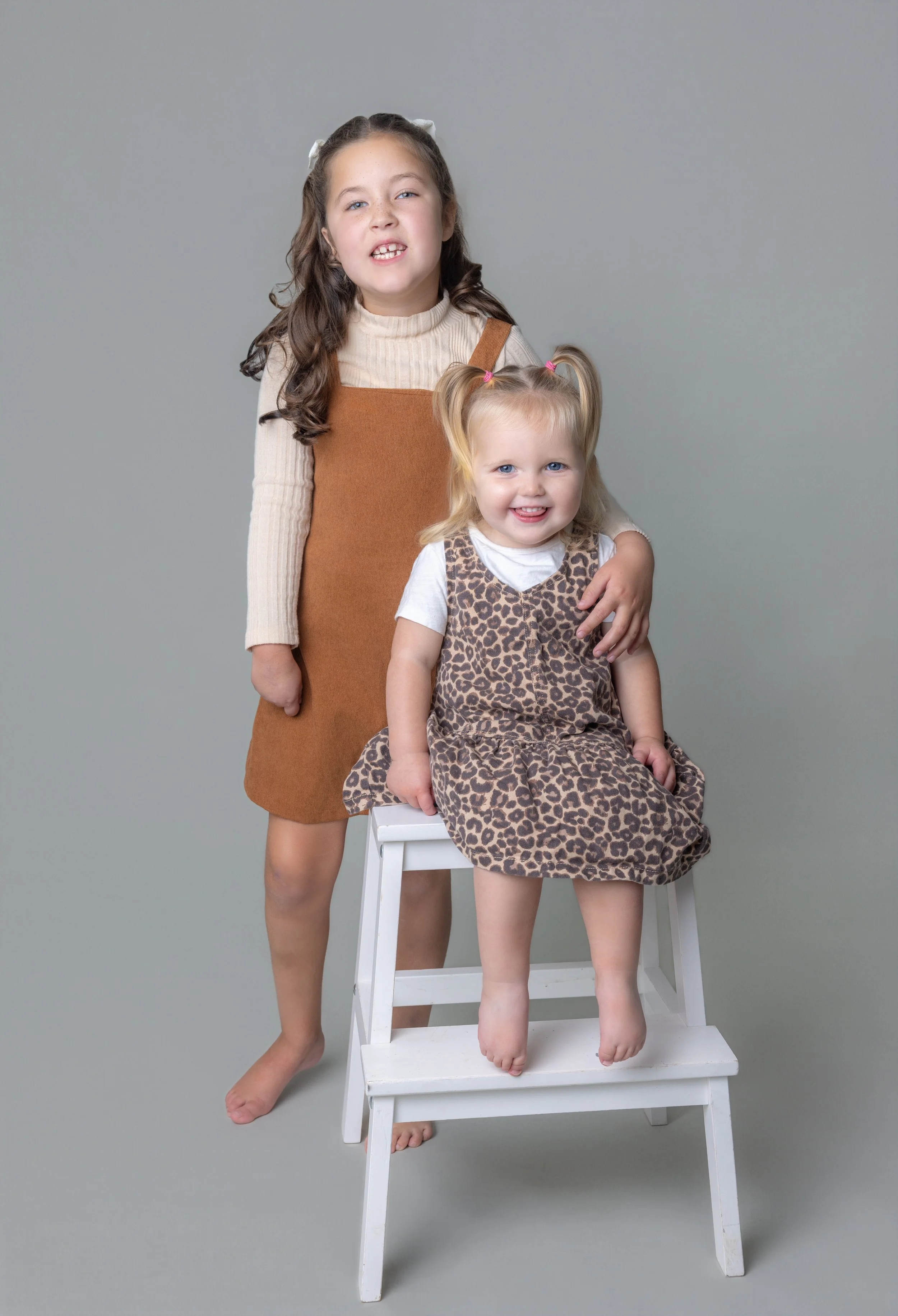 cousins on a photoshoot