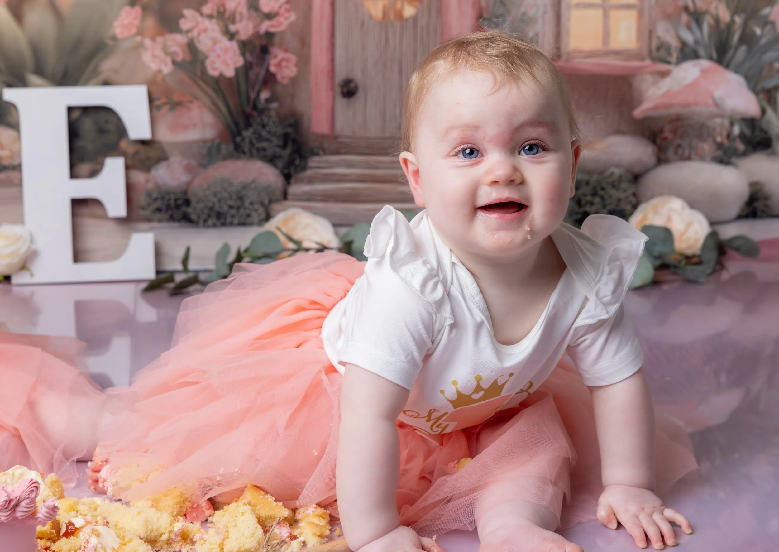 baby girl photoshoot 