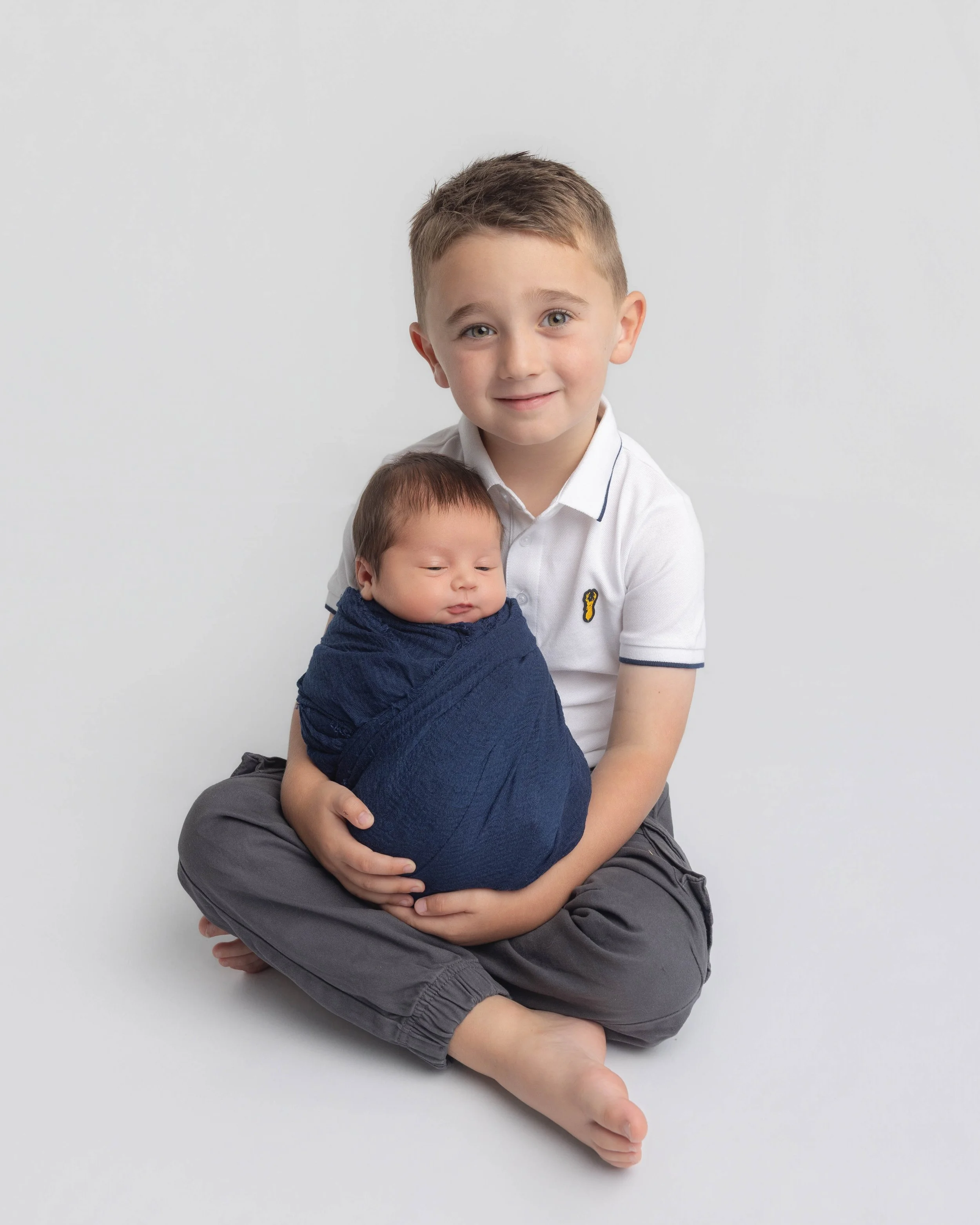 brothers on a photoshoot